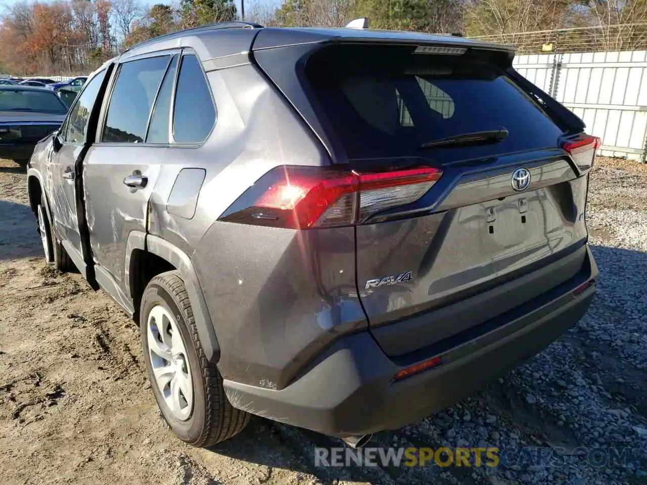 3 Photograph of a damaged car 2T3H1RFV7MW151247 TOYOTA RAV4 2021