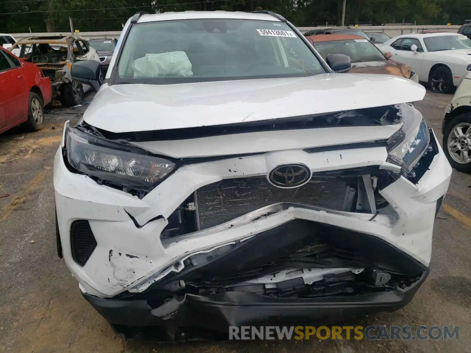 9 Photograph of a damaged car 2T3H1RFV7MW153581 TOYOTA RAV4 2021