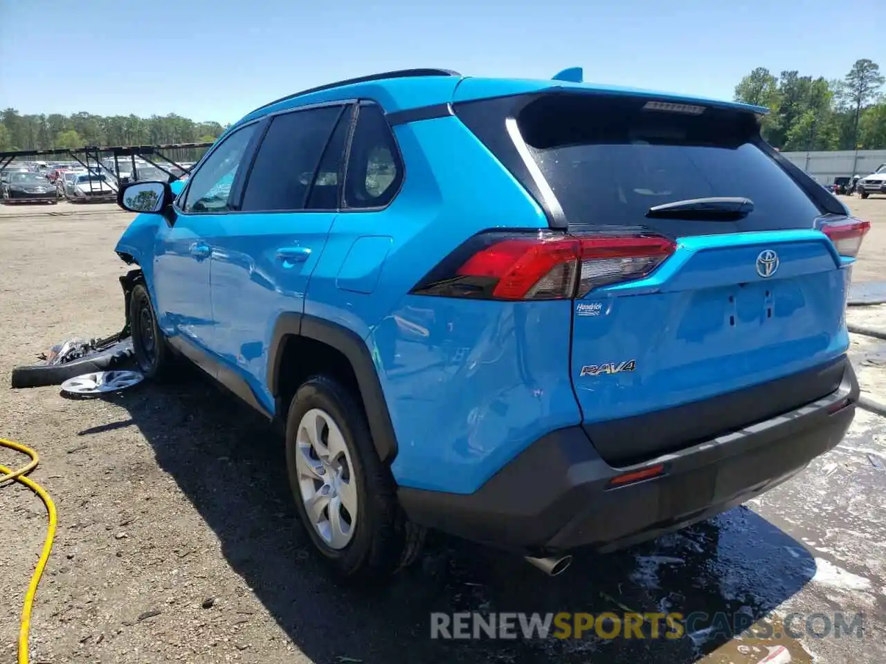 3 Photograph of a damaged car 2T3H1RFV7MW154553 TOYOTA RAV4 2021