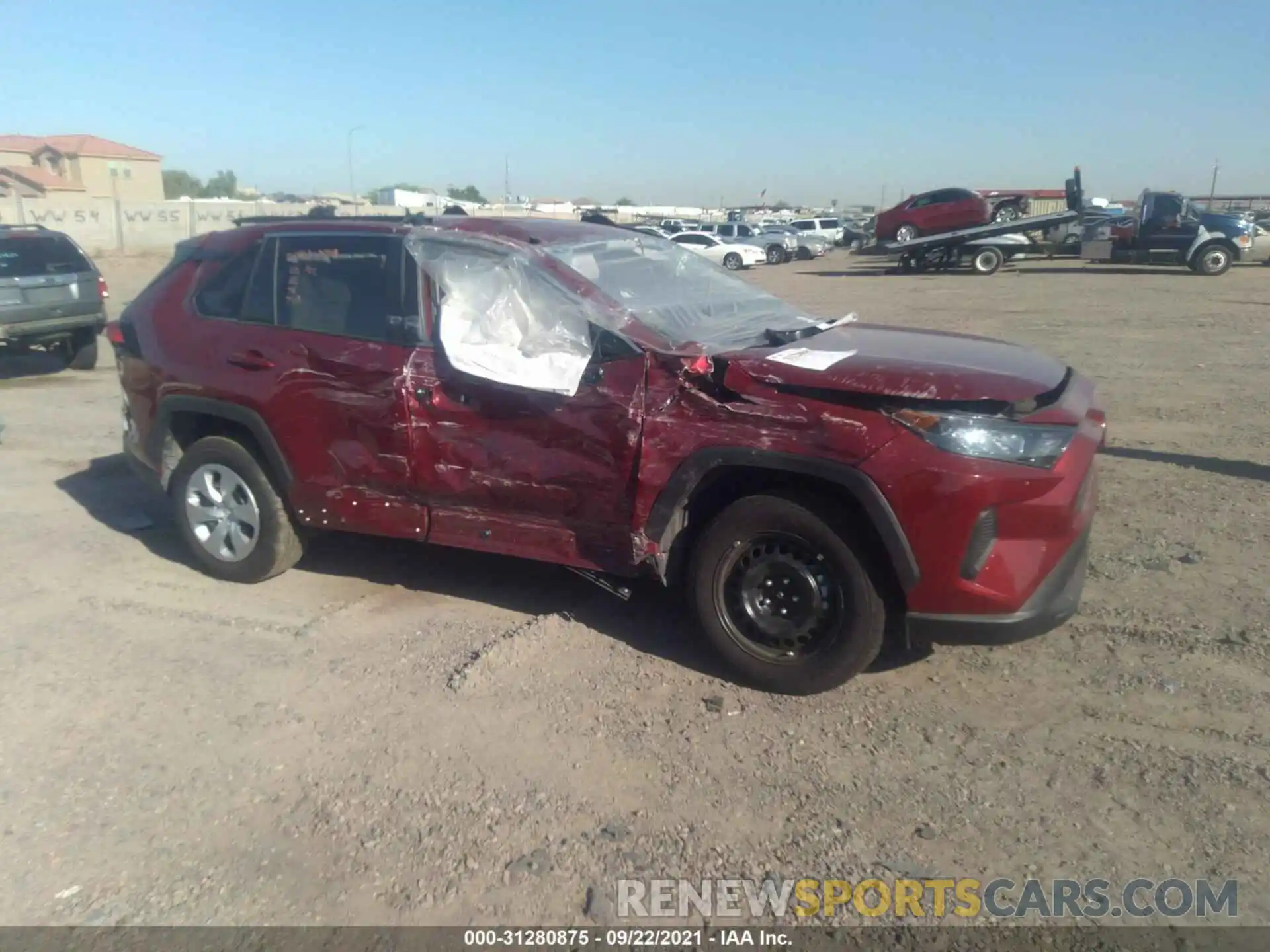 6 Photograph of a damaged car 2T3H1RFV7MW157419 TOYOTA RAV4 2021