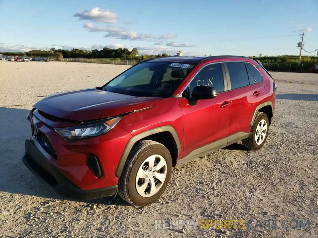 2 Photograph of a damaged car 2T3H1RFV7MW161633 TOYOTA RAV4 2021