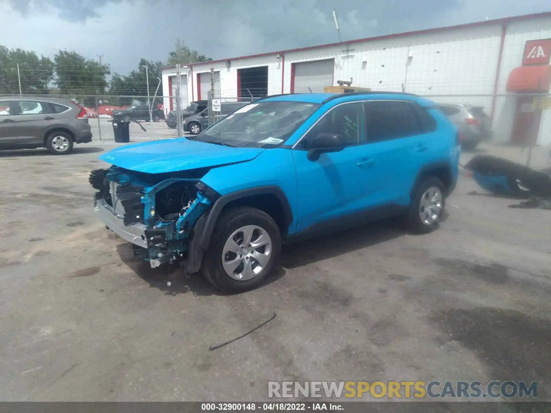 2 Photograph of a damaged car 2T3H1RFV7MW164189 TOYOTA RAV4 2021