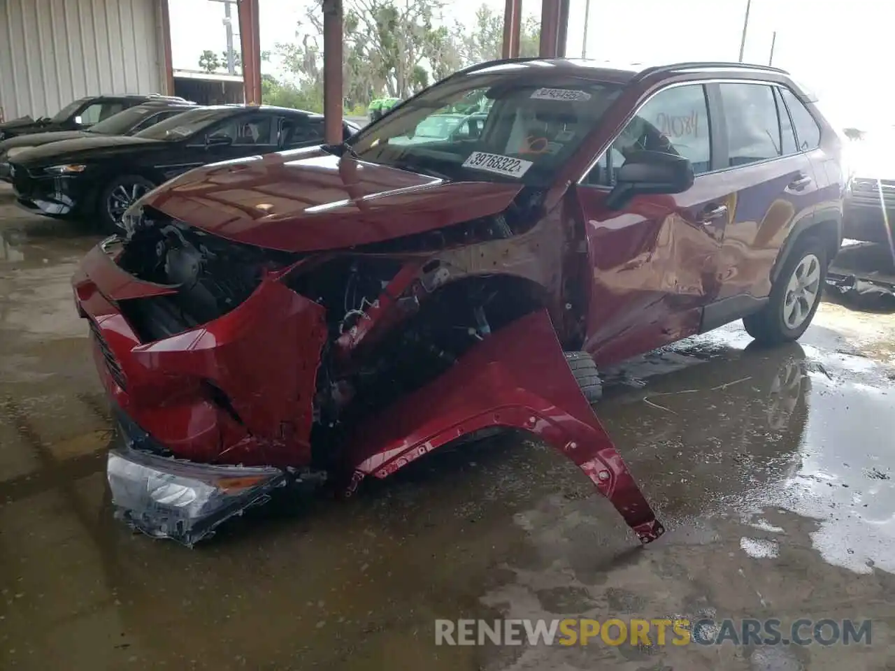 2 Photograph of a damaged car 2T3H1RFV7MW164712 TOYOTA RAV4 2021