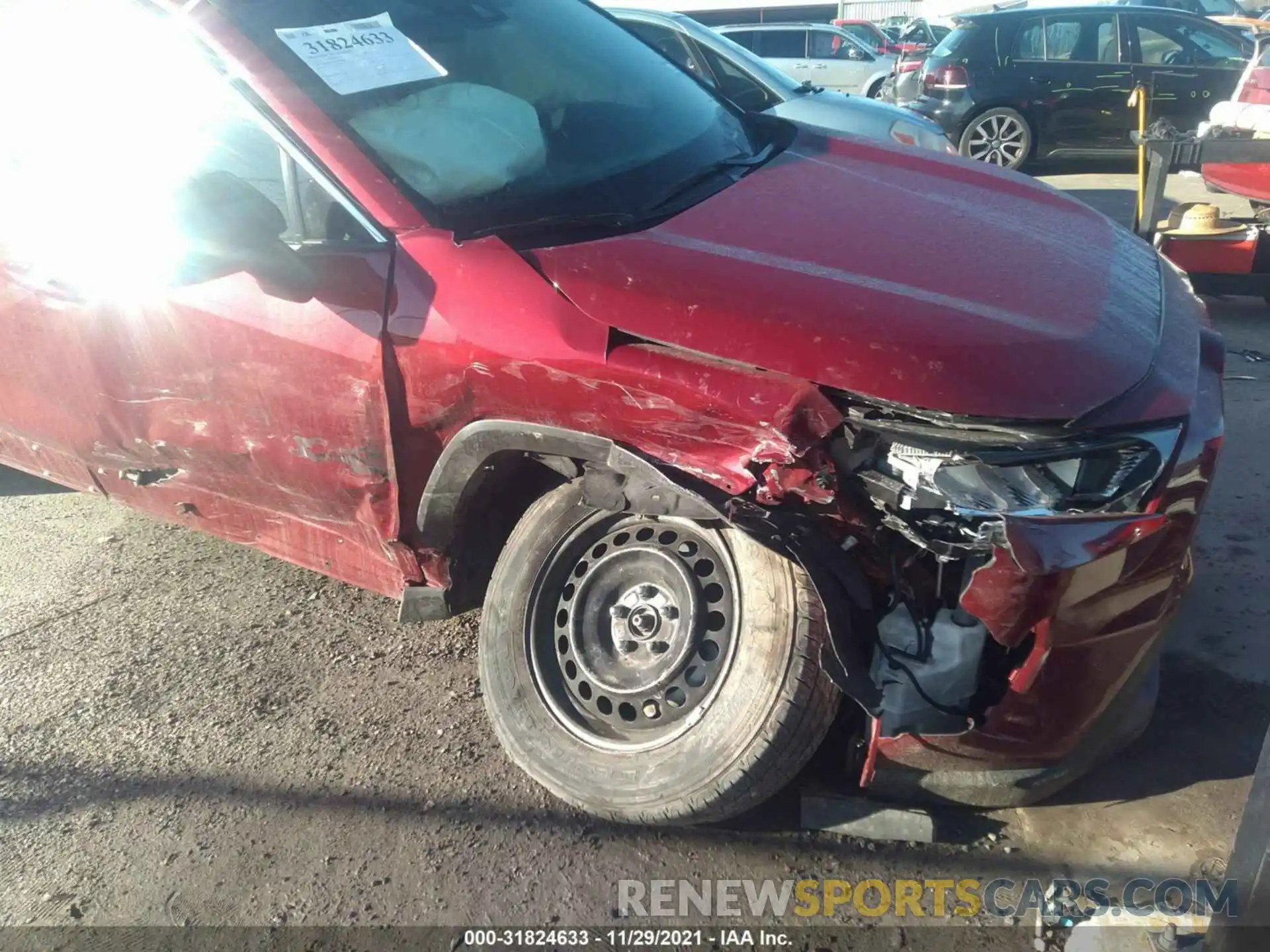 6 Photograph of a damaged car 2T3H1RFV8MC086068 TOYOTA RAV4 2021