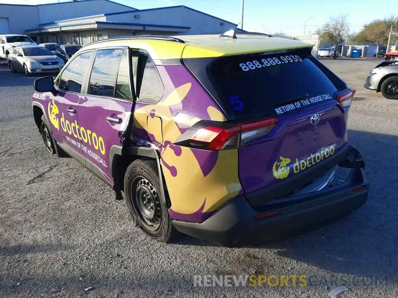 3 Photograph of a damaged car 2T3H1RFV8MC091237 TOYOTA RAV4 2021