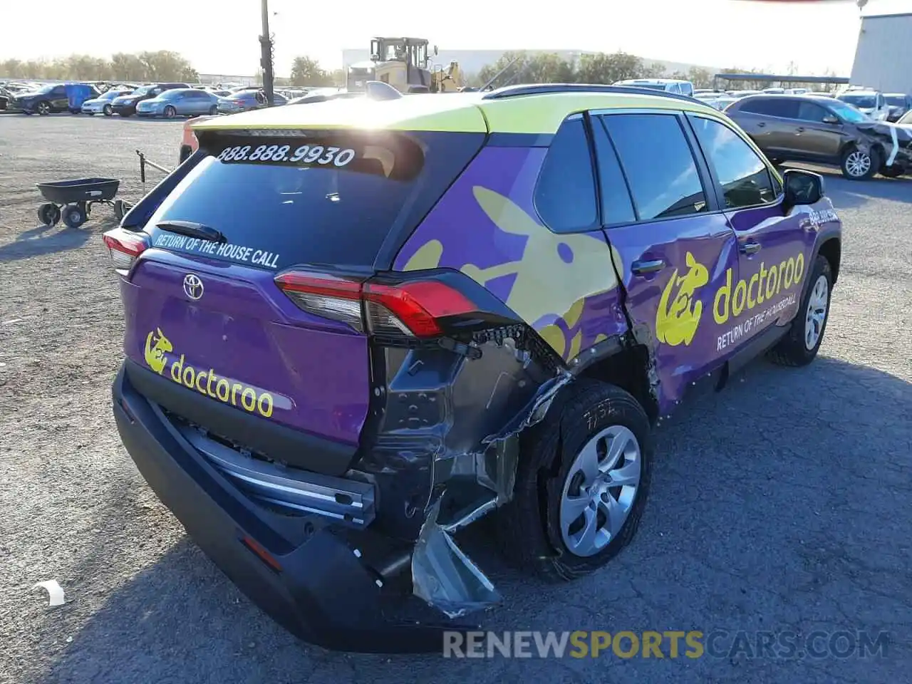 4 Photograph of a damaged car 2T3H1RFV8MC091237 TOYOTA RAV4 2021