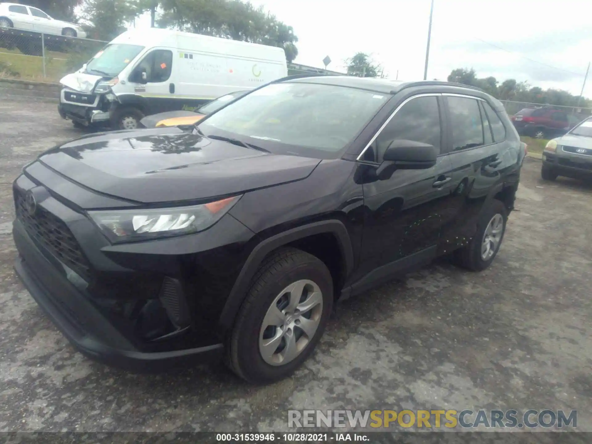 2 Photograph of a damaged car 2T3H1RFV8MC100616 TOYOTA RAV4 2021