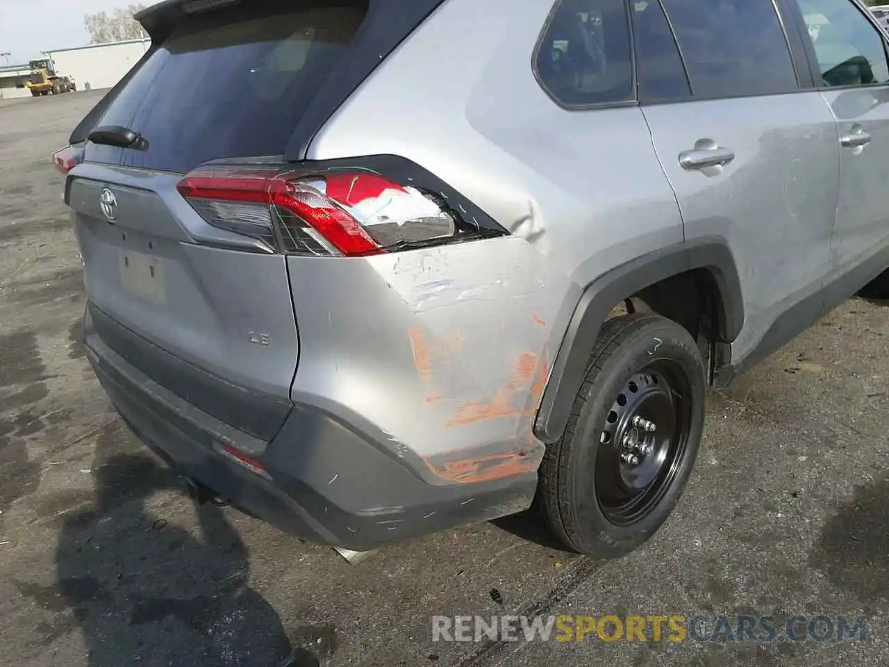 9 Photograph of a damaged car 2T3H1RFV8MC103290 TOYOTA RAV4 2021