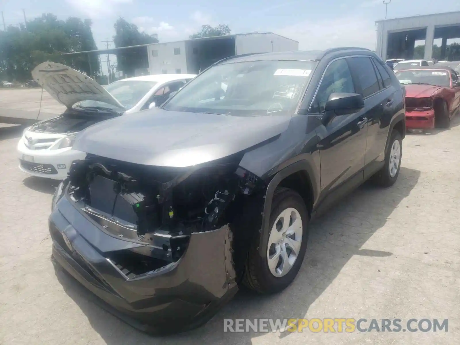 2 Photograph of a damaged car 2T3H1RFV8MC105766 TOYOTA RAV4 2021