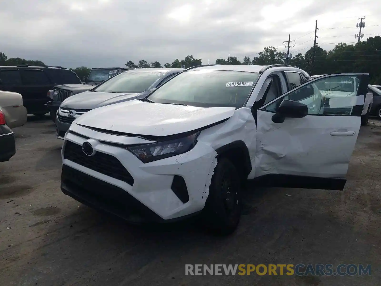 2 Photograph of a damaged car 2T3H1RFV8MW107449 TOYOTA RAV4 2021