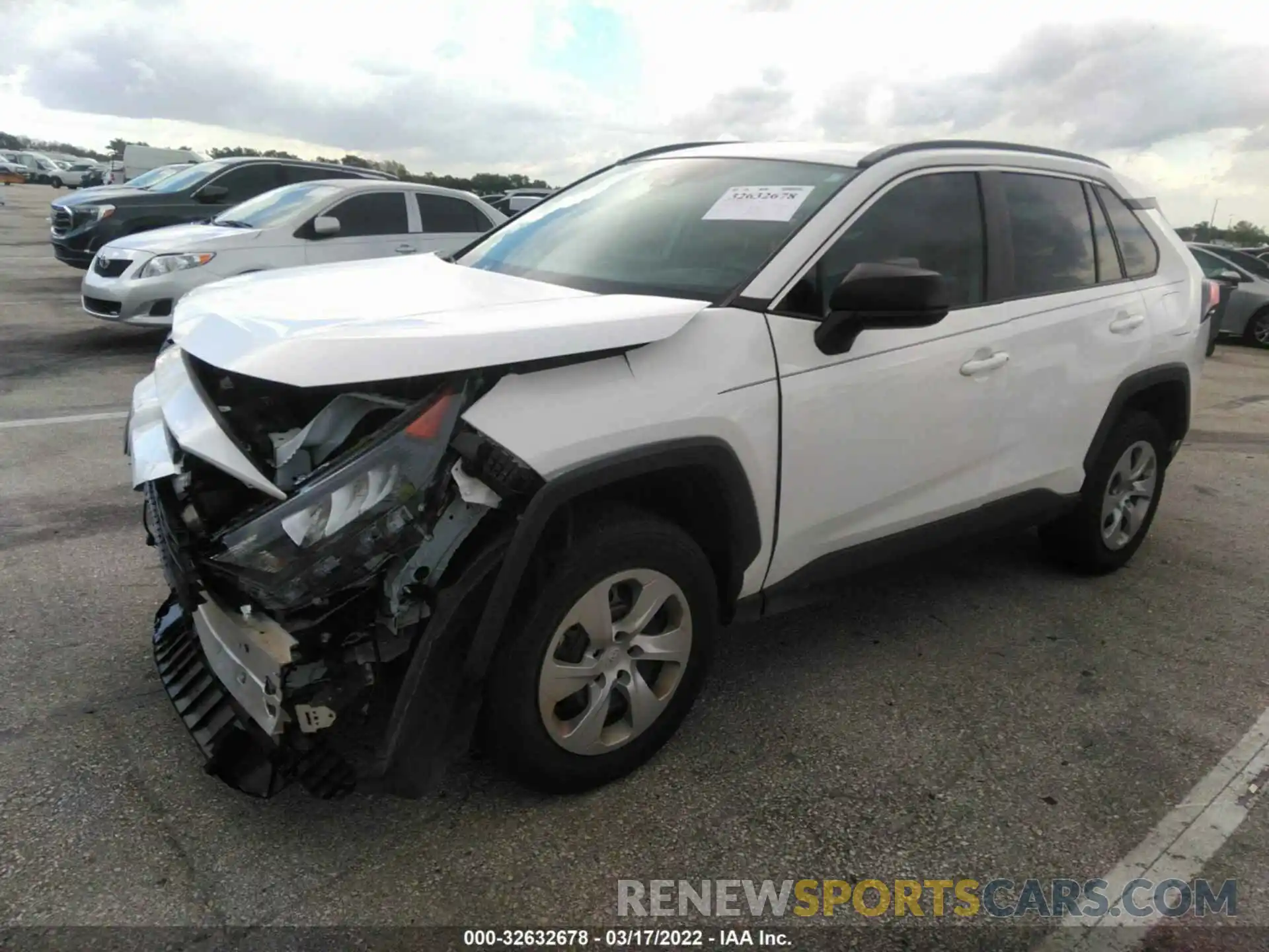 2 Photograph of a damaged car 2T3H1RFV8MW126468 TOYOTA RAV4 2021