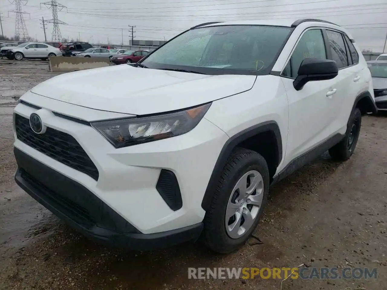 2 Photograph of a damaged car 2T3H1RFV8MW142198 TOYOTA RAV4 2021