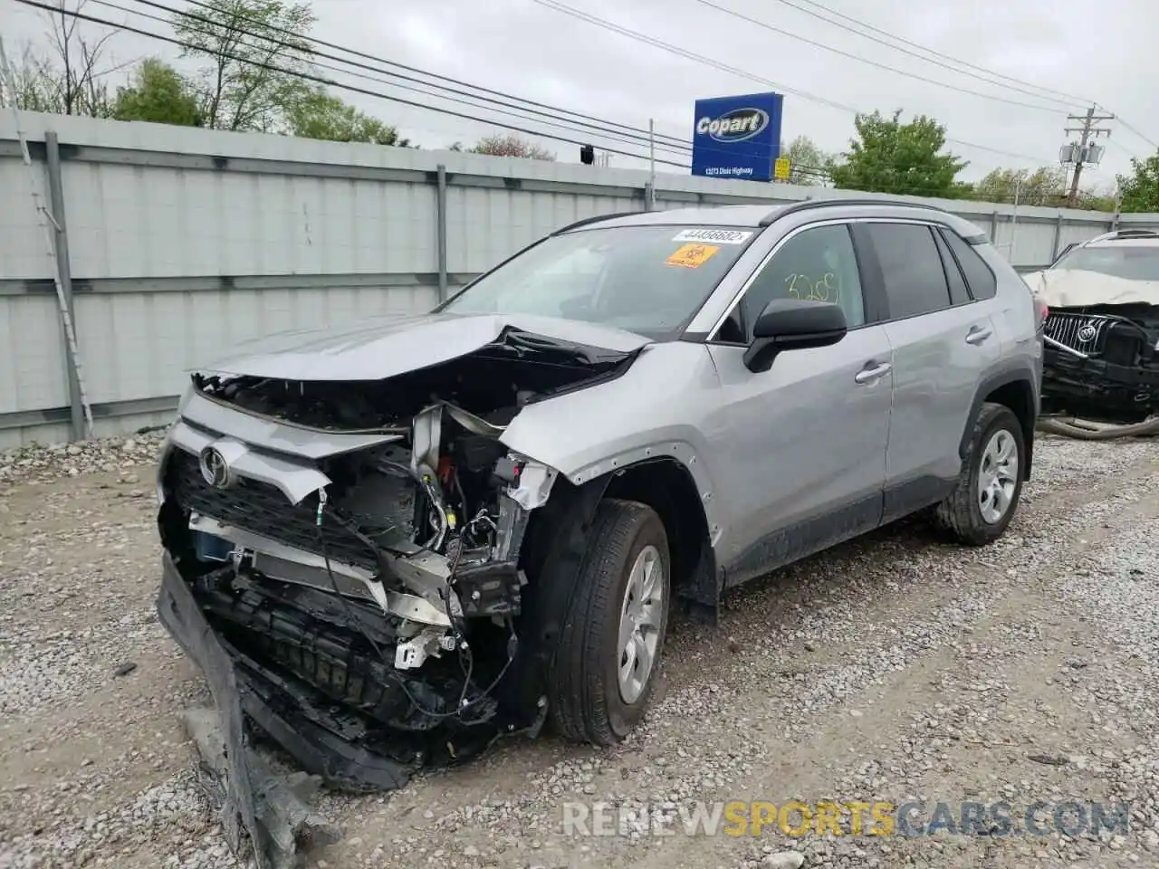 2 Photograph of a damaged car 2T3H1RFV8MW146929 TOYOTA RAV4 2021