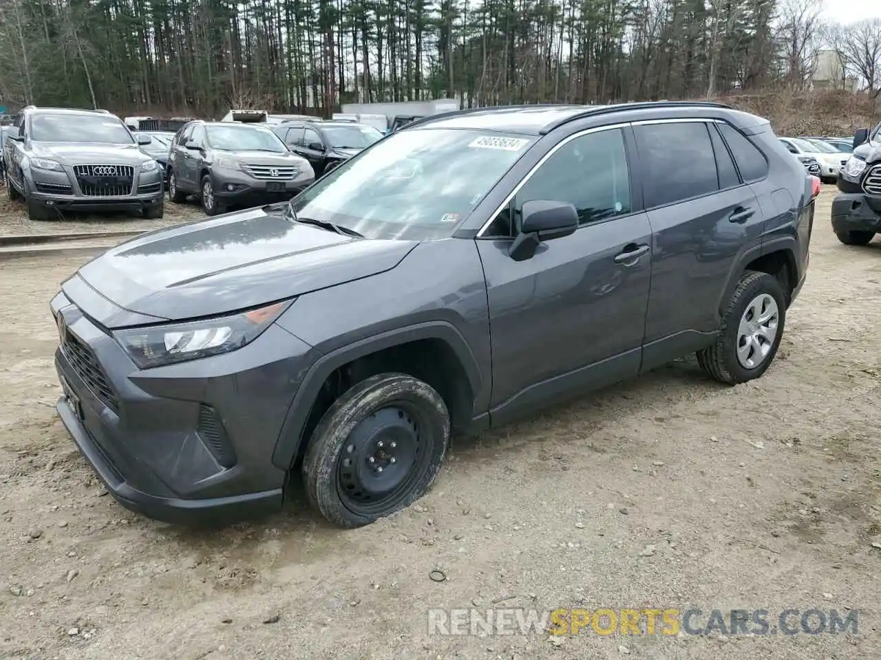 1 Photograph of a damaged car 2T3H1RFV8MW152147 TOYOTA RAV4 2021