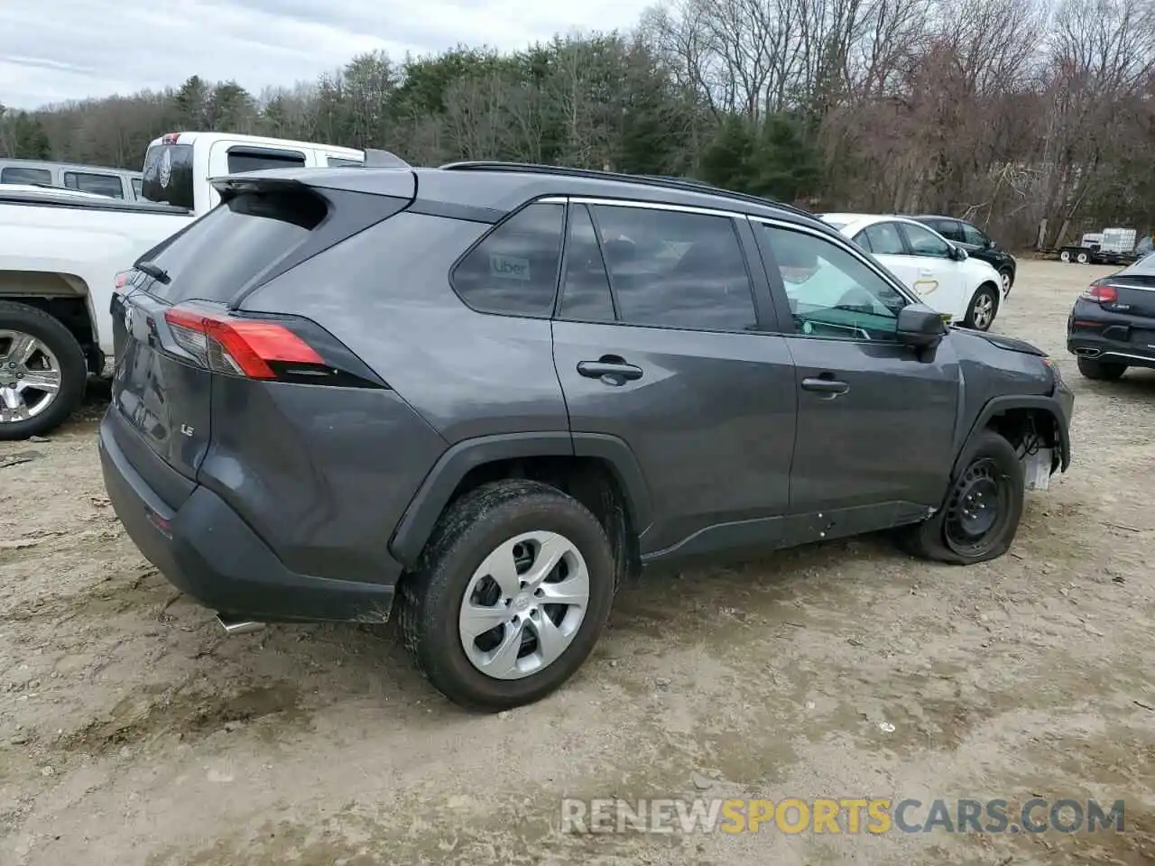 3 Photograph of a damaged car 2T3H1RFV8MW152147 TOYOTA RAV4 2021