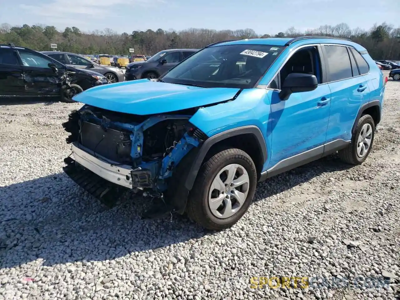 1 Photograph of a damaged car 2T3H1RFV8MW166095 TOYOTA RAV4 2021