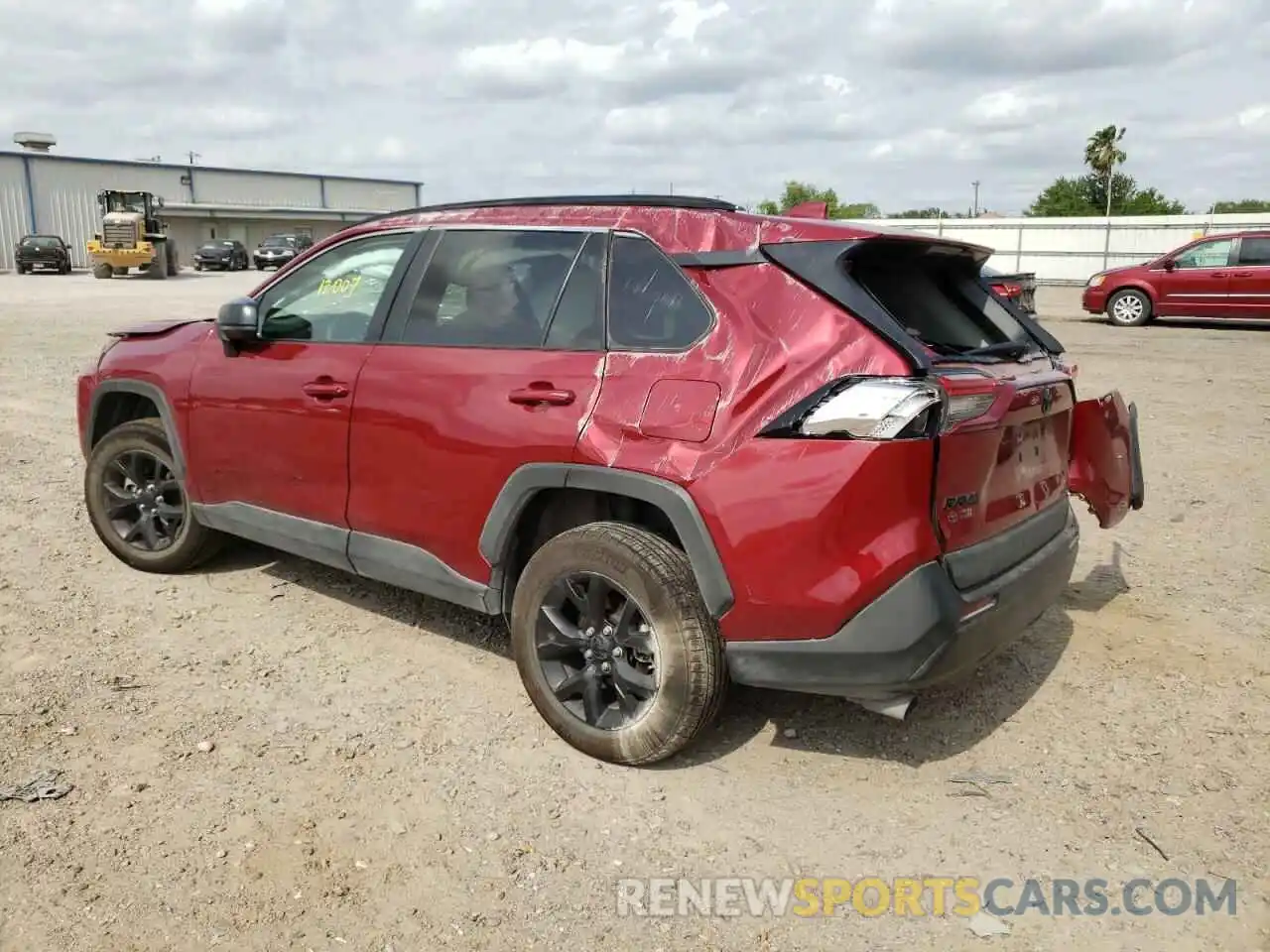 3 Photograph of a damaged car 2T3H1RFV8MW176125 TOYOTA RAV4 2021