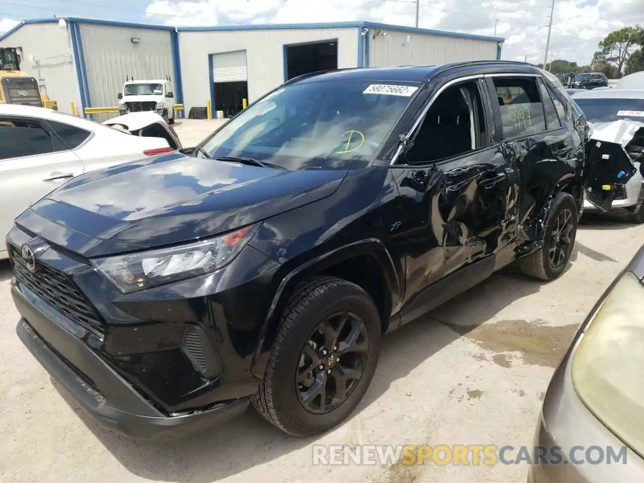 2 Photograph of a damaged car 2T3H1RFV8MW184130 TOYOTA RAV4 2021