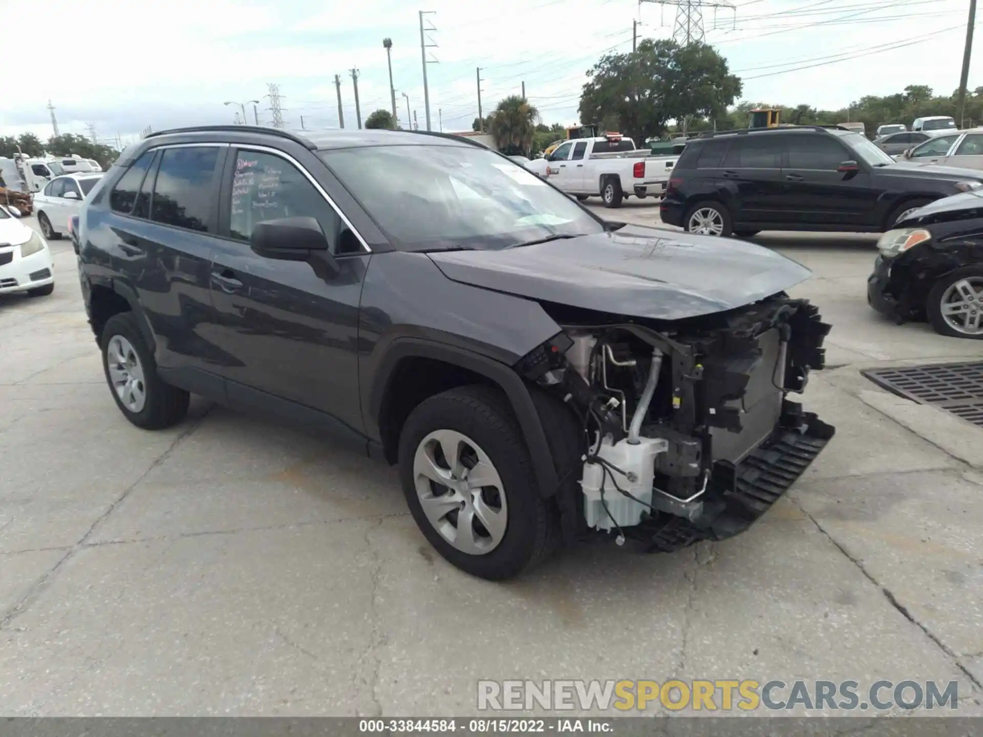 1 Photograph of a damaged car 2T3H1RFV9MC106604 TOYOTA RAV4 2021