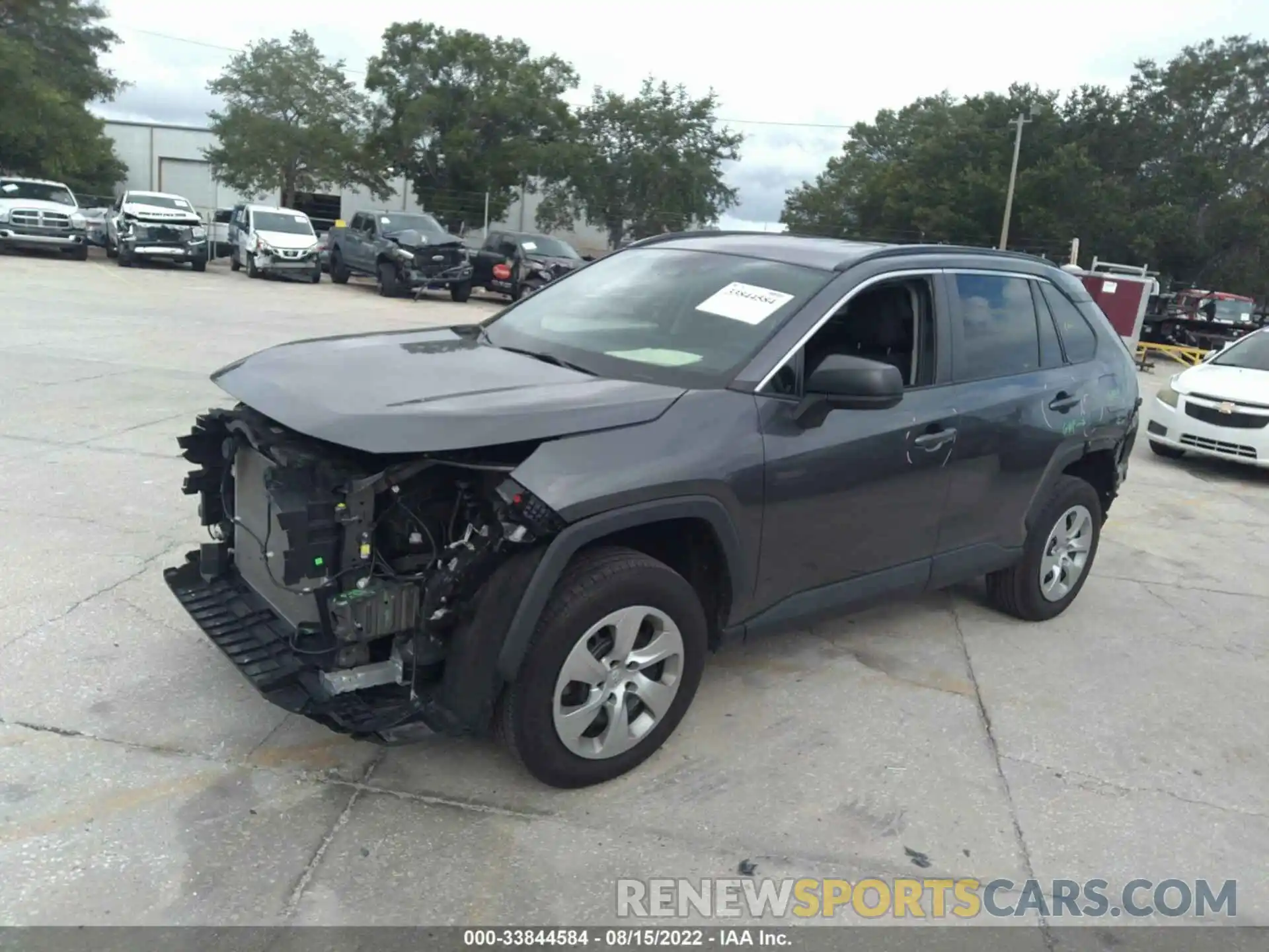 2 Photograph of a damaged car 2T3H1RFV9MC106604 TOYOTA RAV4 2021