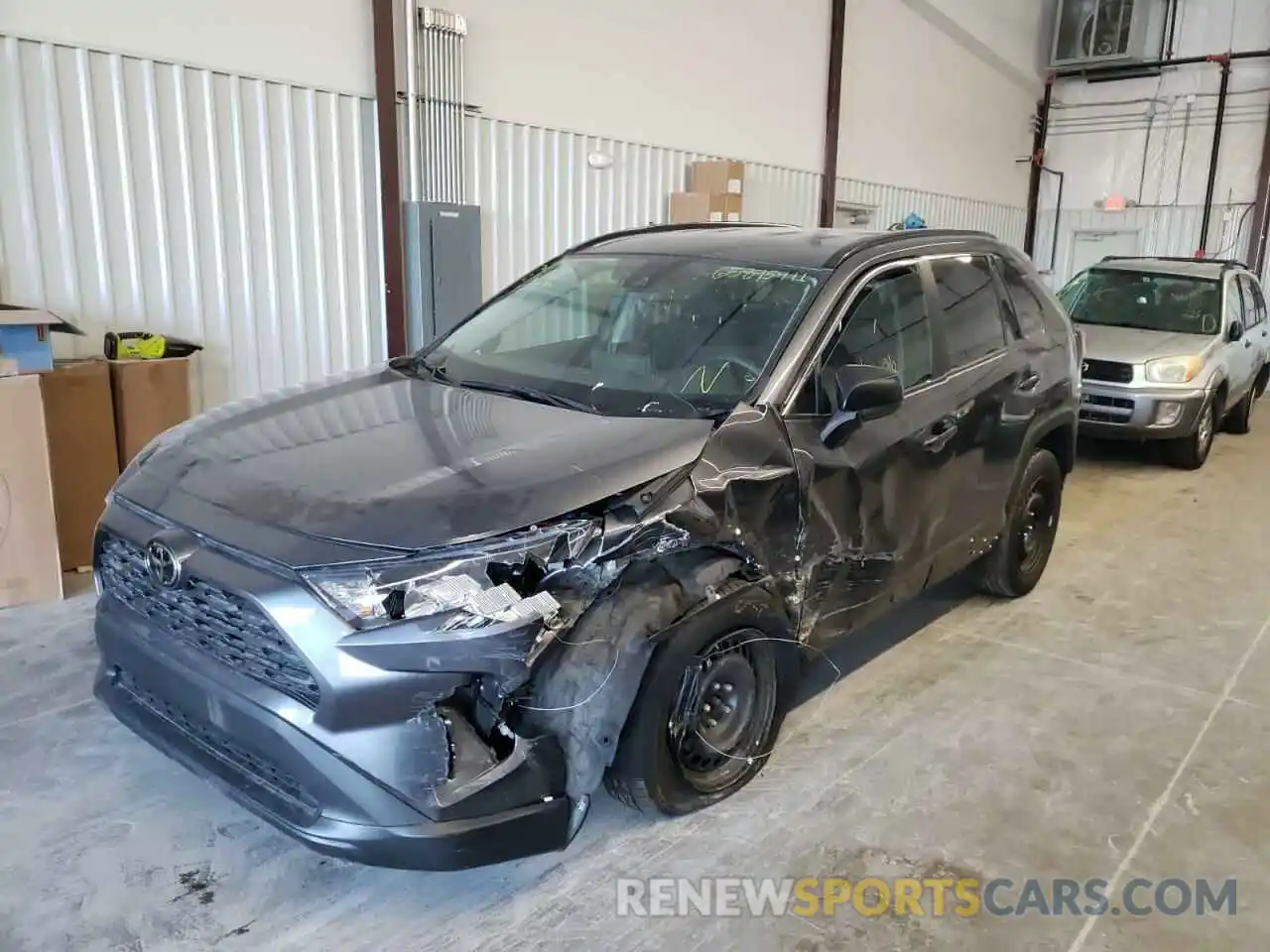 2 Photograph of a damaged car 2T3H1RFV9MC111267 TOYOTA RAV4 2021