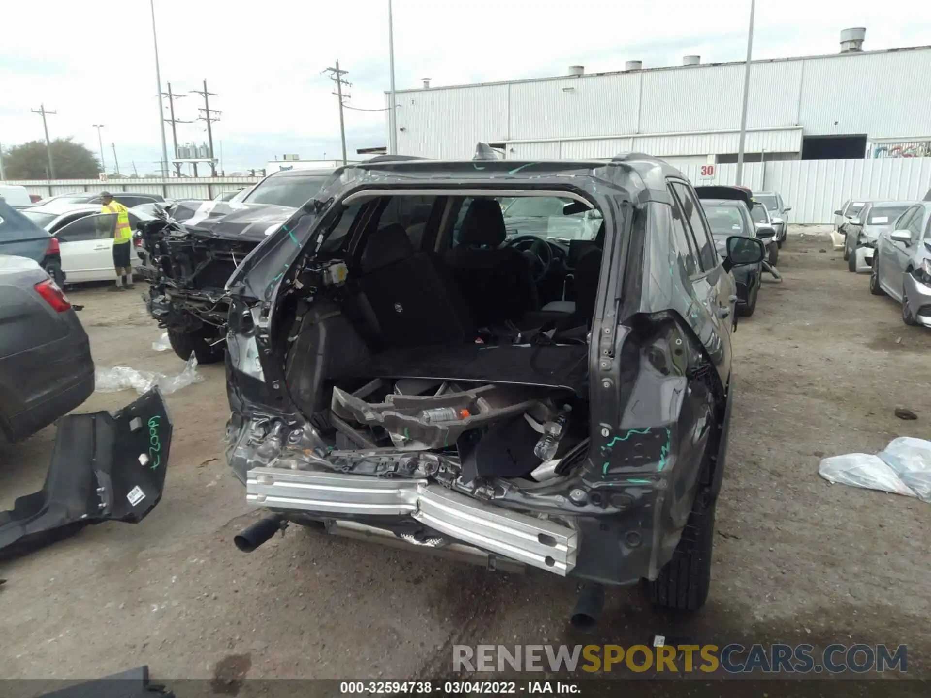 6 Photograph of a damaged car 2T3H1RFV9MC117599 TOYOTA RAV4 2021