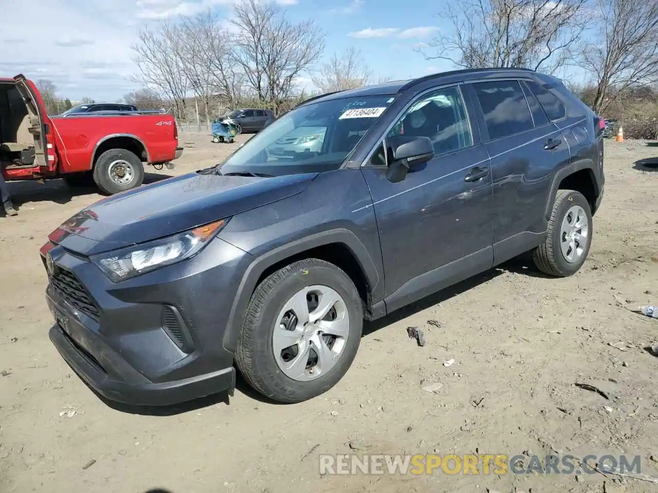 1 Photograph of a damaged car 2T3H1RFV9MC123676 TOYOTA RAV4 2021