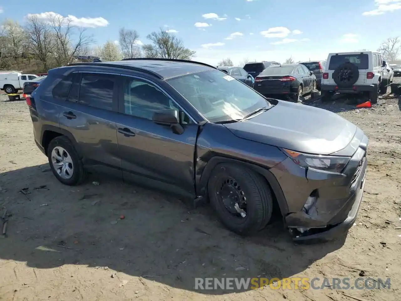 4 Photograph of a damaged car 2T3H1RFV9MC123676 TOYOTA RAV4 2021