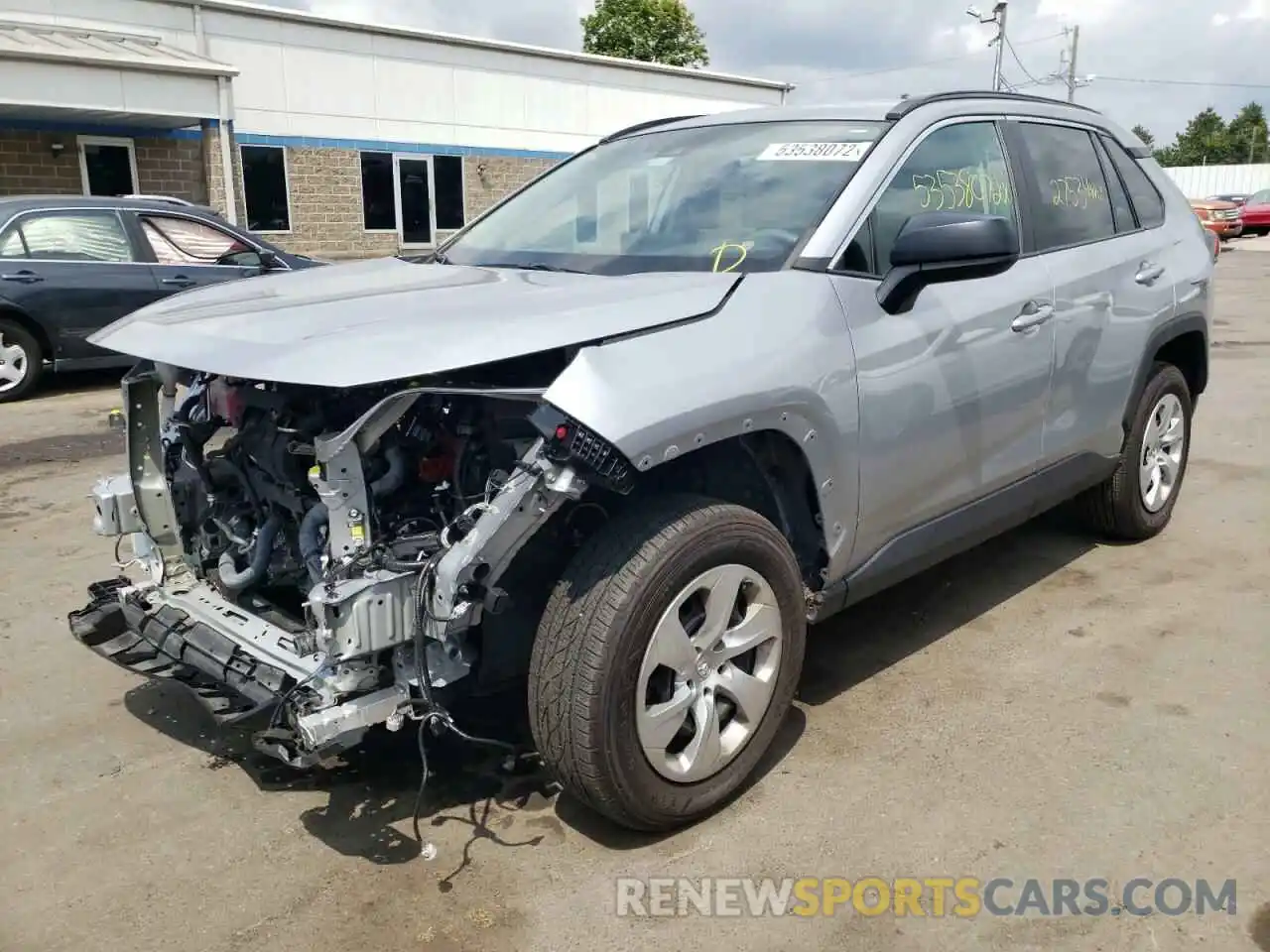 2 Фотография поврежденного автомобиля 2T3H1RFV9MC132975 TOYOTA RAV4 2021