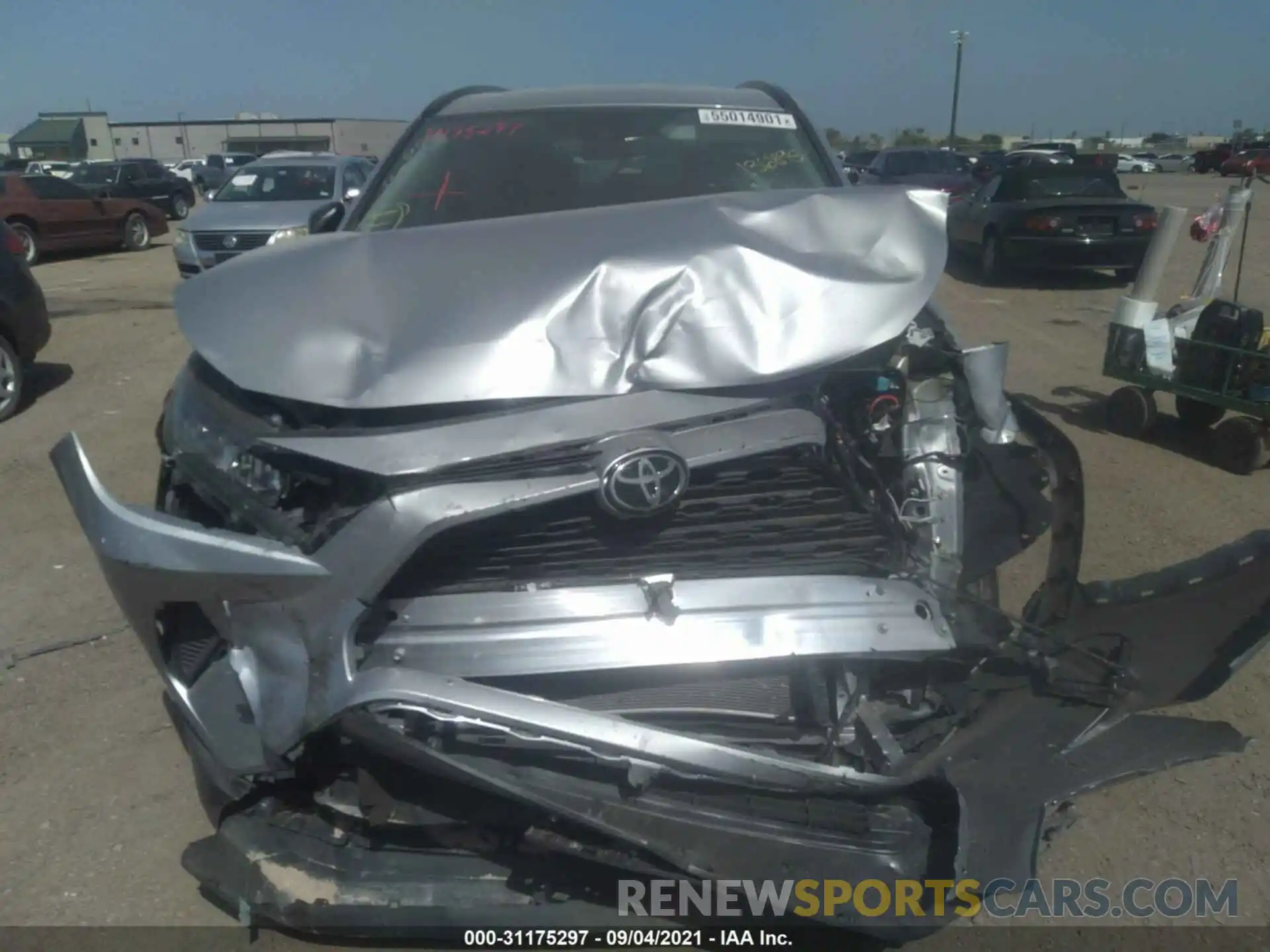 6 Photograph of a damaged car 2T3H1RFV9MC136895 TOYOTA RAV4 2021