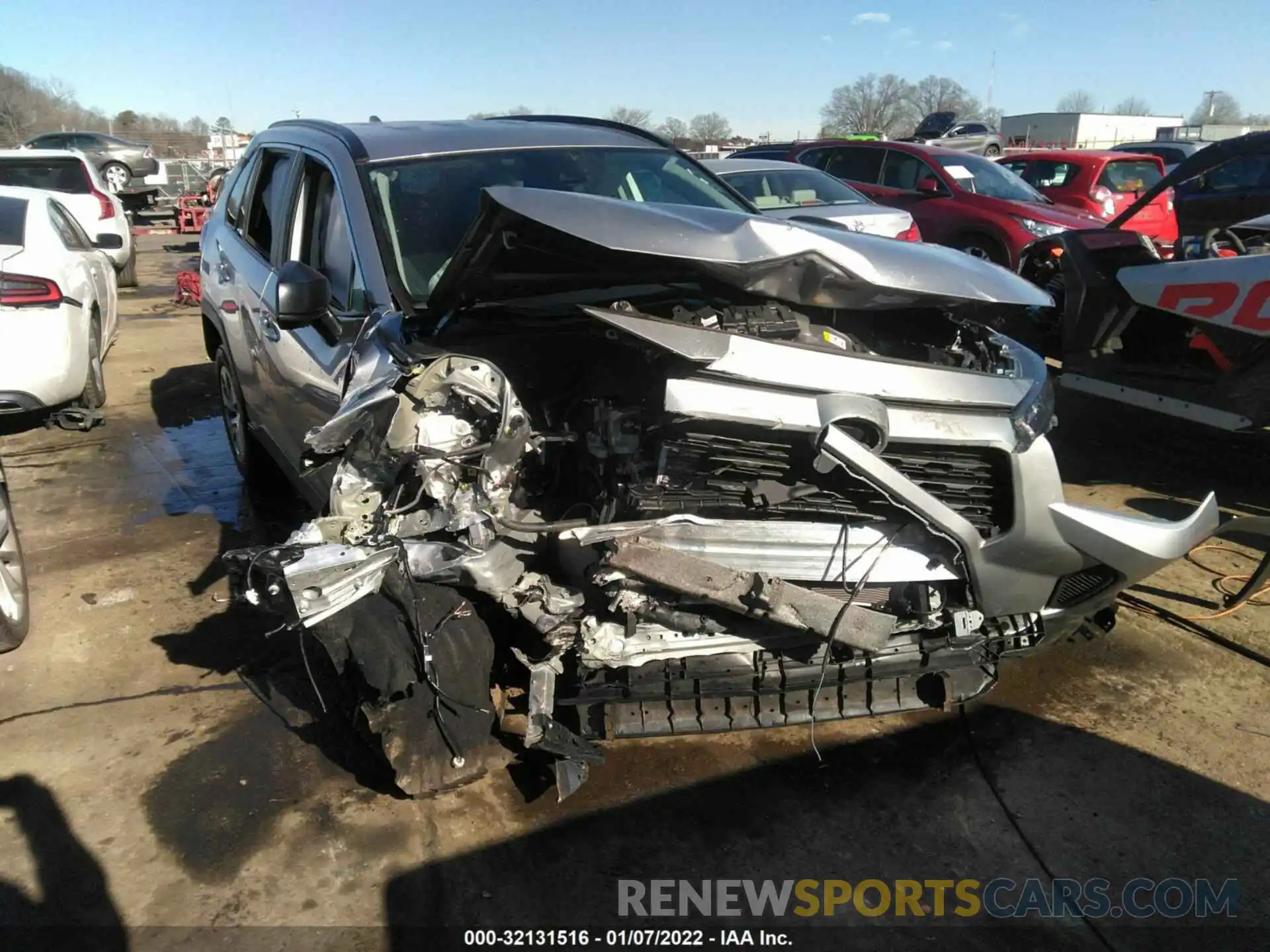 6 Photograph of a damaged car 2T3H1RFV9MC139375 TOYOTA RAV4 2021