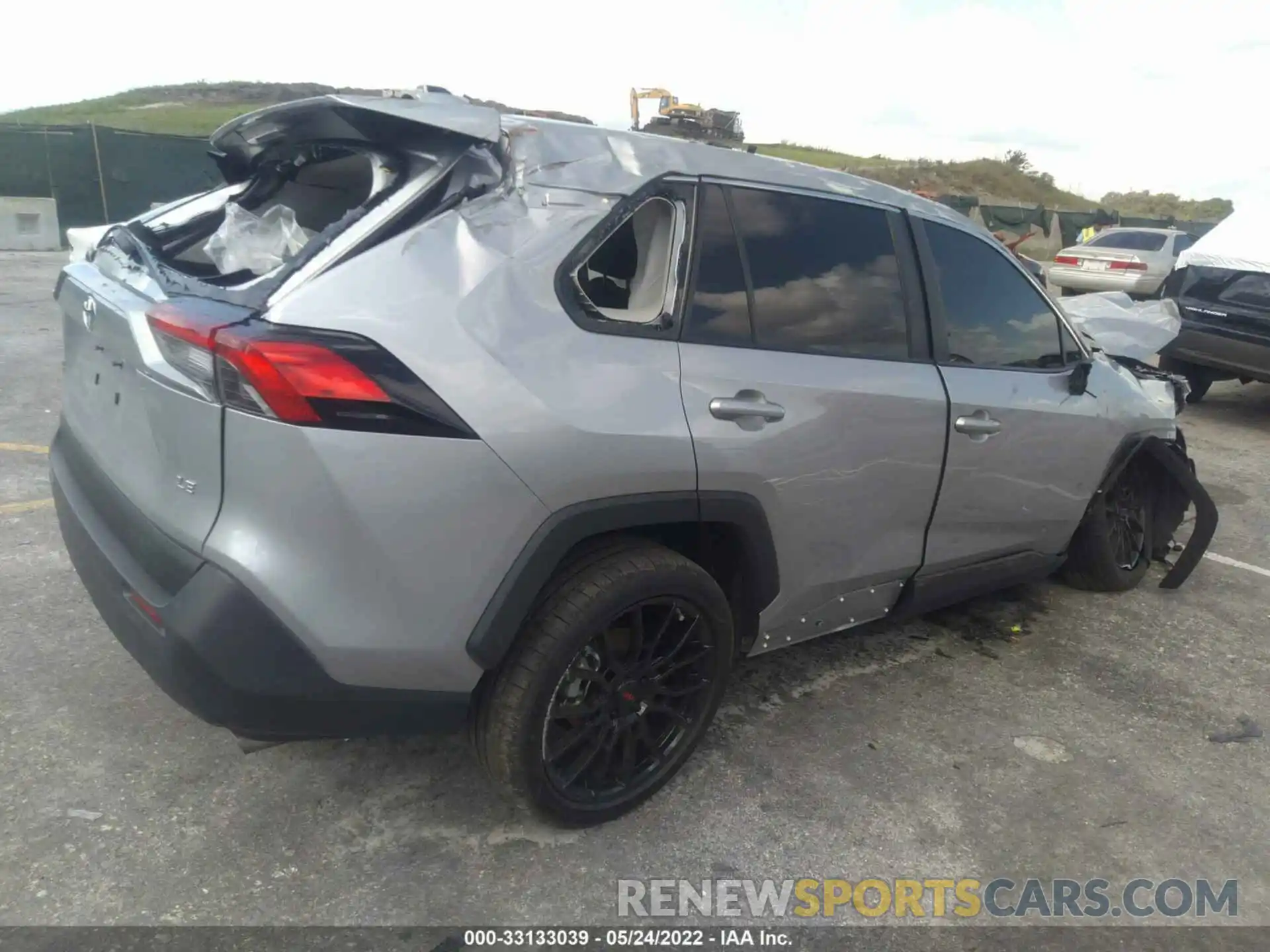 4 Фотография поврежденного автомобиля 2T3H1RFV9MC152143 TOYOTA RAV4 2021