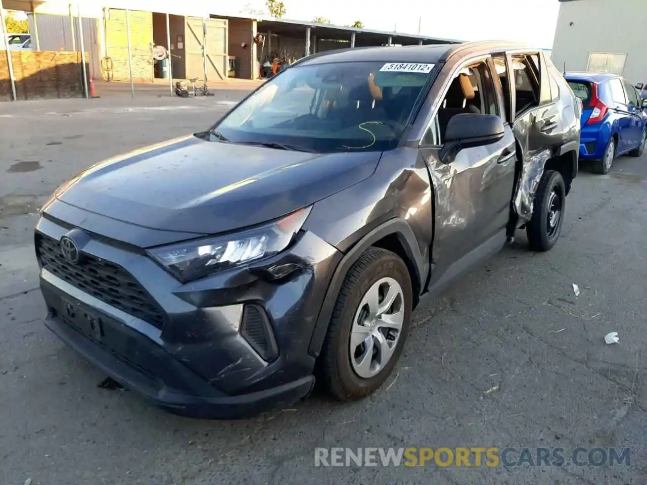 2 Фотография поврежденного автомобиля 2T3H1RFV9MC157178 TOYOTA RAV4 2021