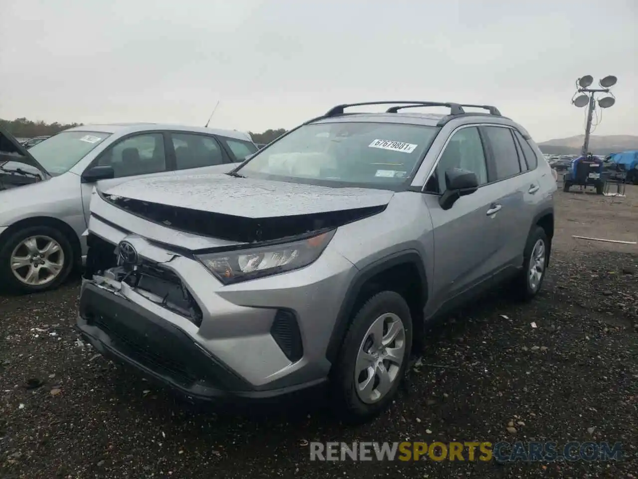 2 Photograph of a damaged car 2T3H1RFV9MC158685 TOYOTA RAV4 2021