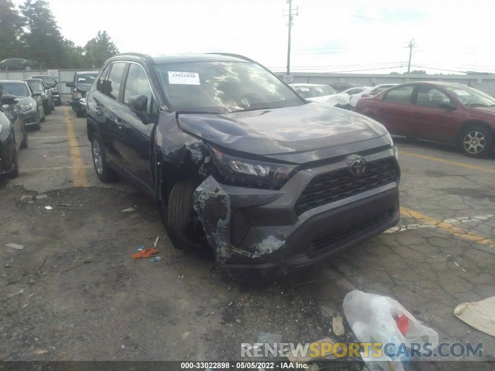 1 Photograph of a damaged car 2T3H1RFV9MC170626 TOYOTA RAV4 2021