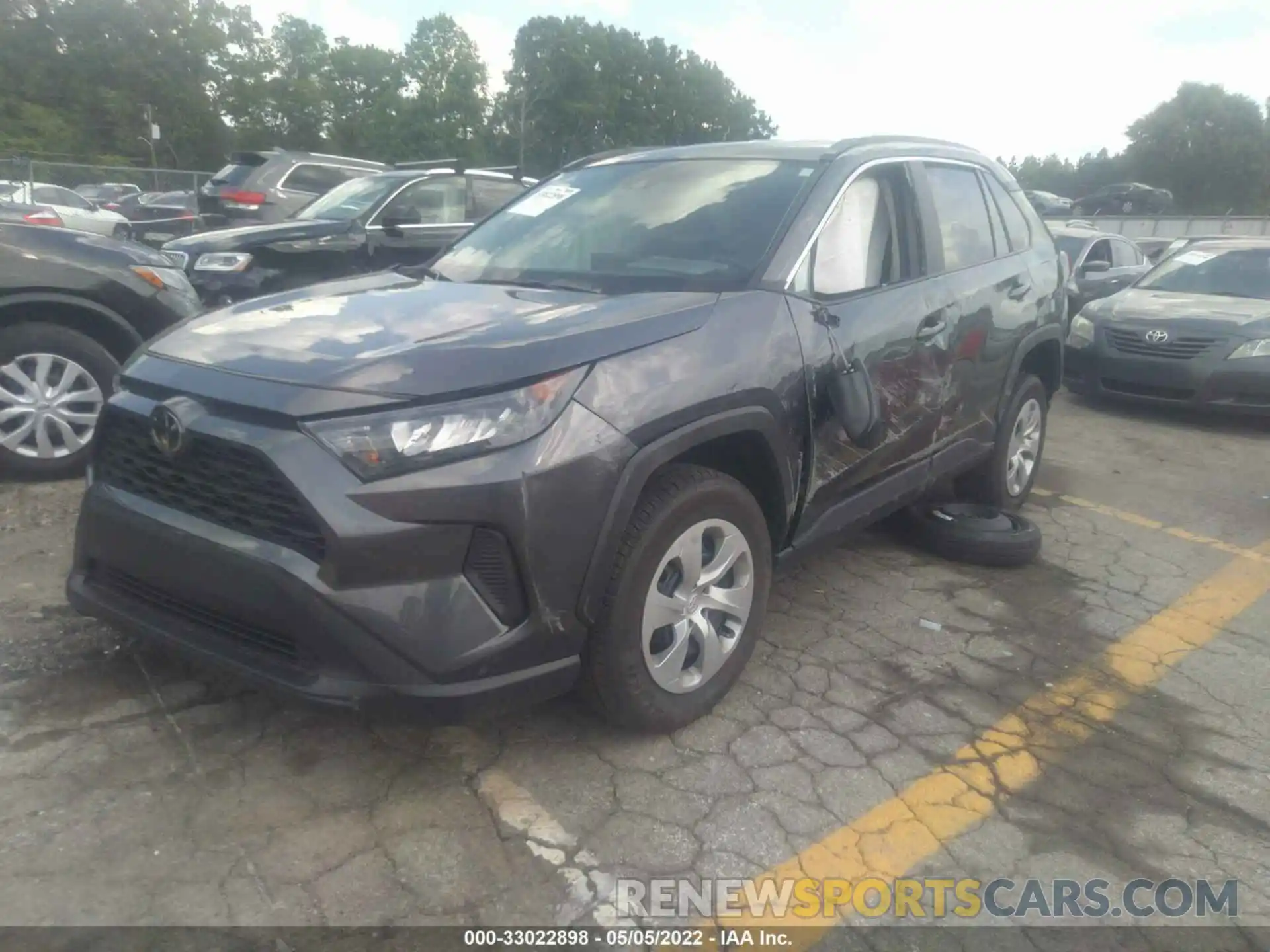 2 Photograph of a damaged car 2T3H1RFV9MC170626 TOYOTA RAV4 2021