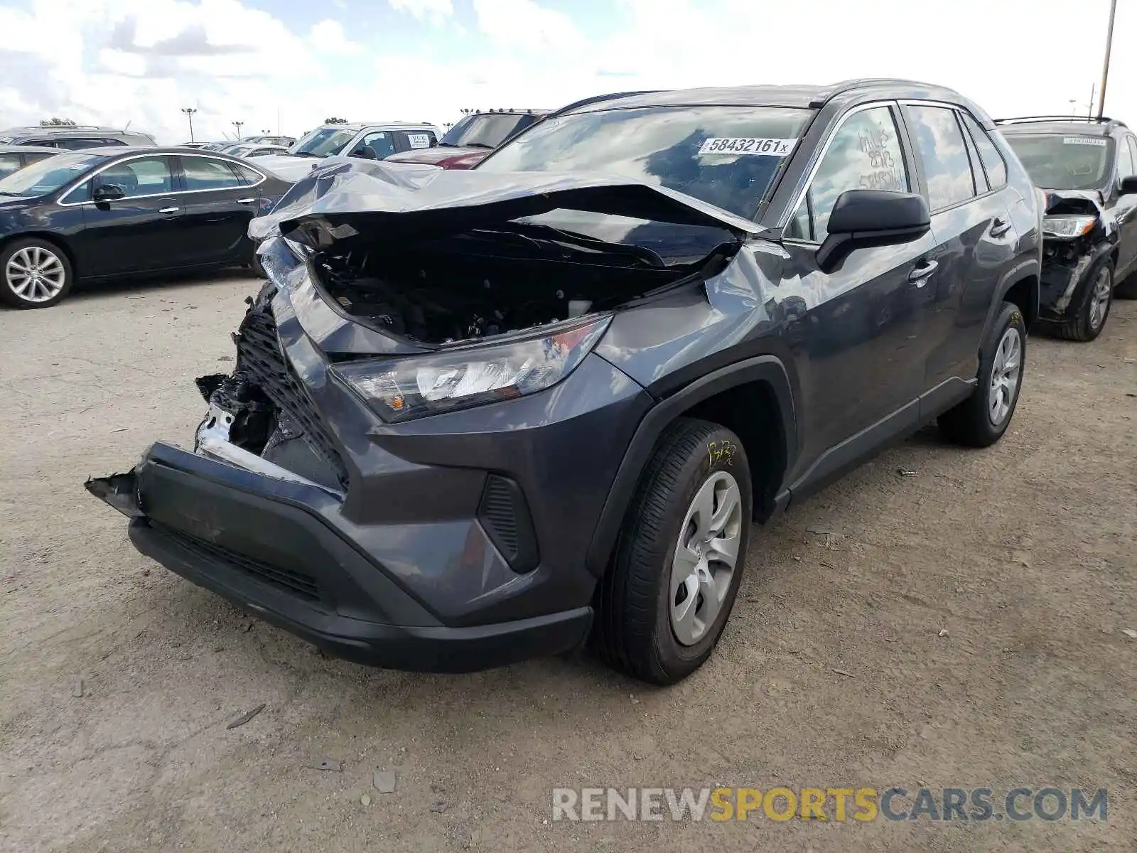 2 Photograph of a damaged car 2T3H1RFV9MW105032 TOYOTA RAV4 2021