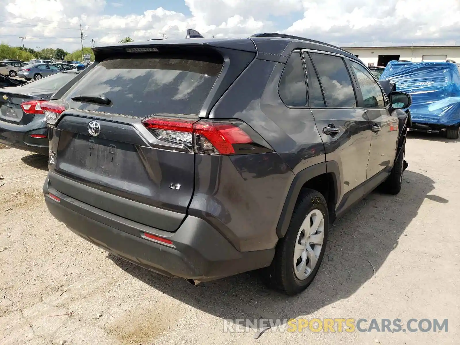 4 Фотография поврежденного автомобиля 2T3H1RFV9MW105032 TOYOTA RAV4 2021