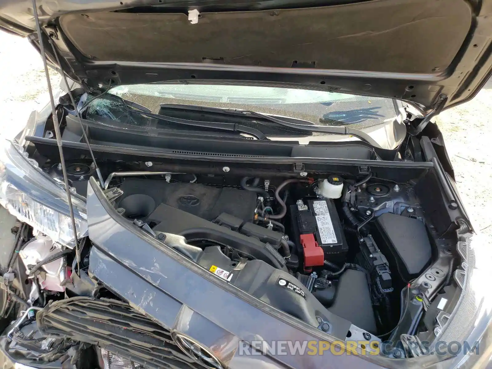 7 Photograph of a damaged car 2T3H1RFV9MW105032 TOYOTA RAV4 2021