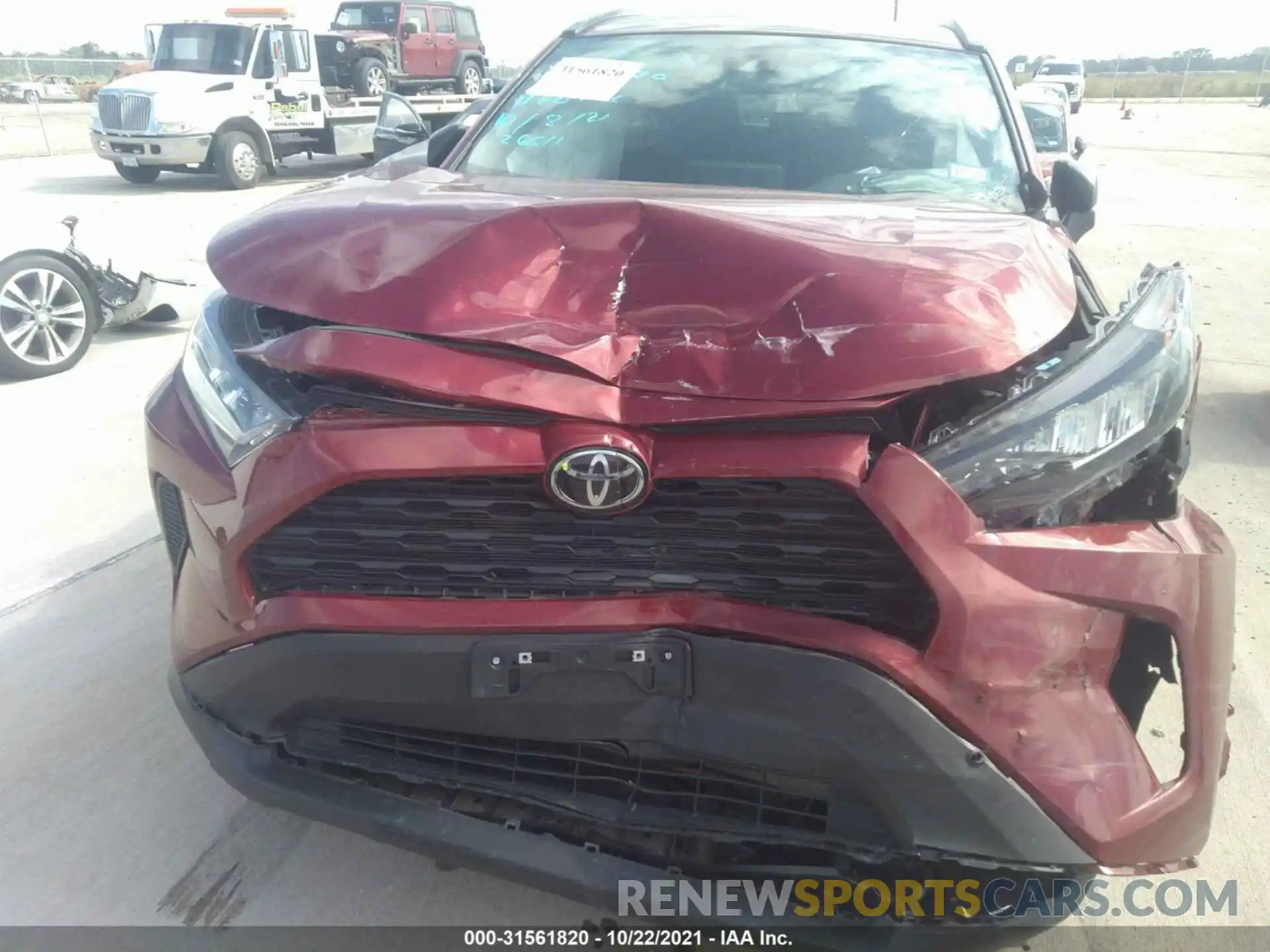 6 Photograph of a damaged car 2T3H1RFV9MW126611 TOYOTA RAV4 2021