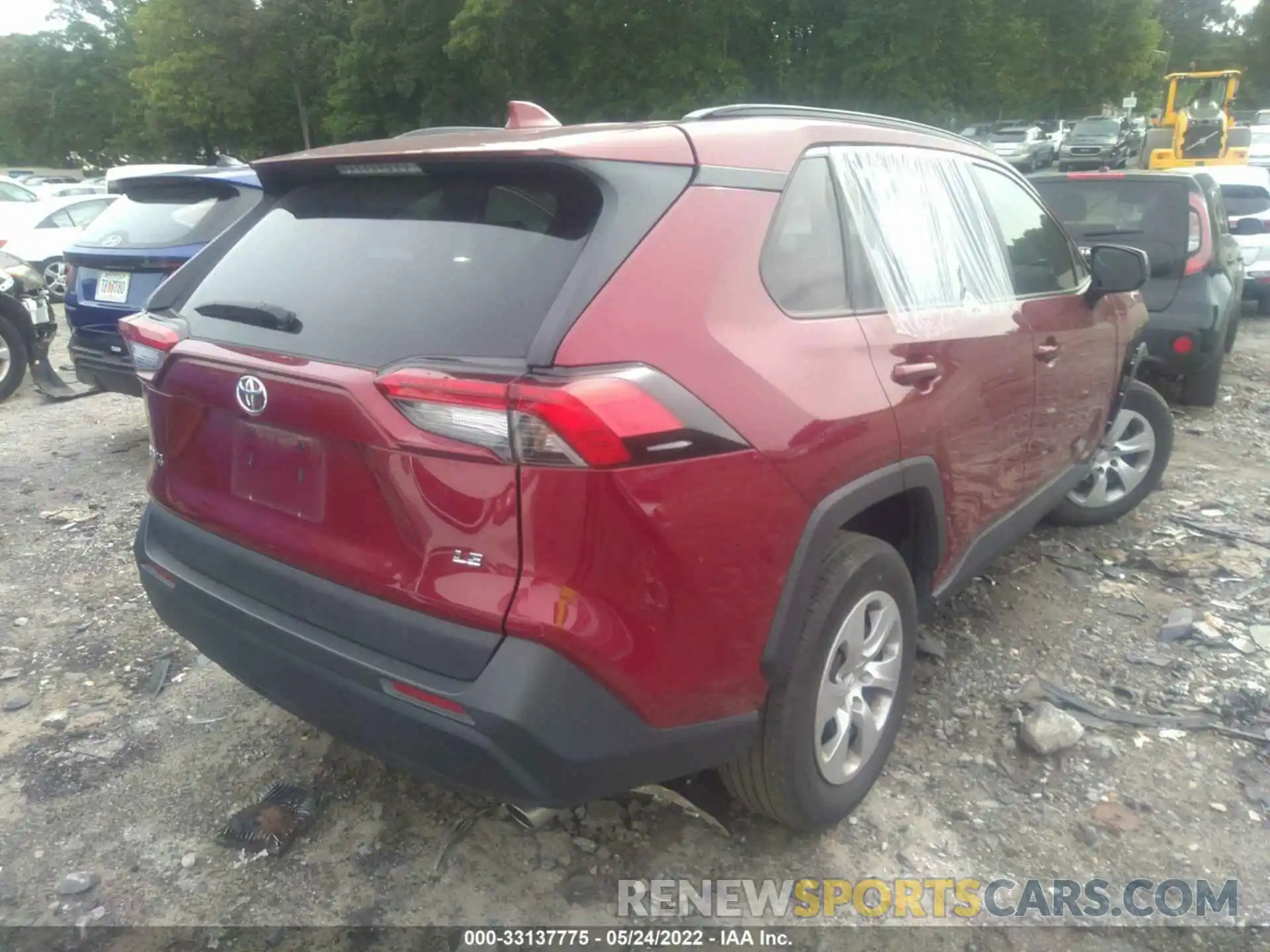 4 Фотография поврежденного автомобиля 2T3H1RFV9MW129265 TOYOTA RAV4 2021