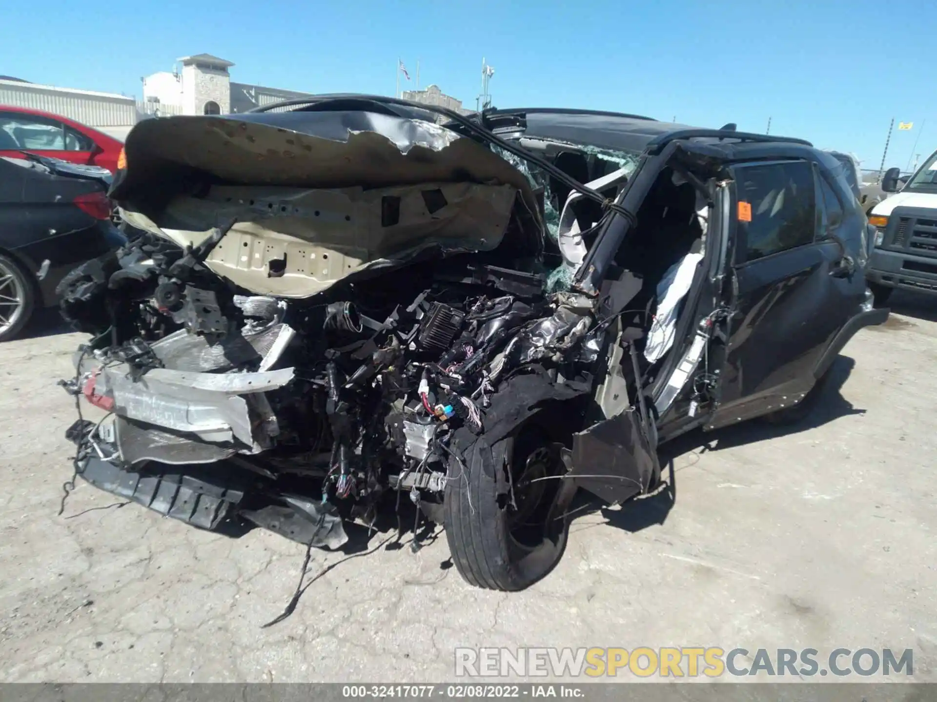 2 Photograph of a damaged car 2T3H1RFV9MW129380 TOYOTA RAV4 2021