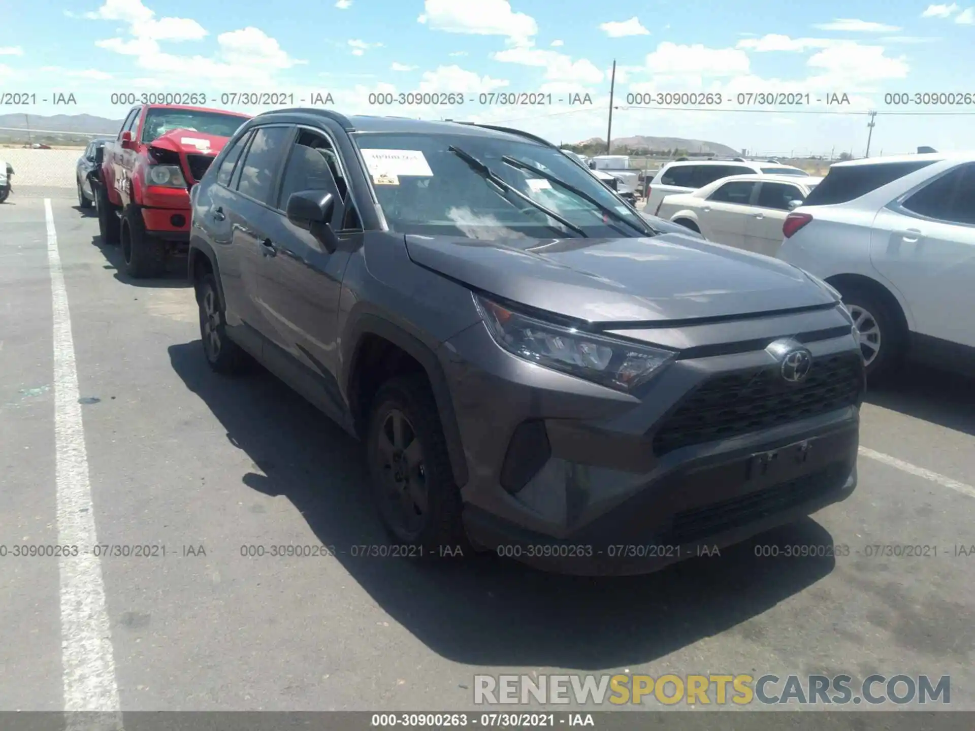 1 Фотография поврежденного автомобиля 2T3H1RFV9MW135406 TOYOTA RAV4 2021