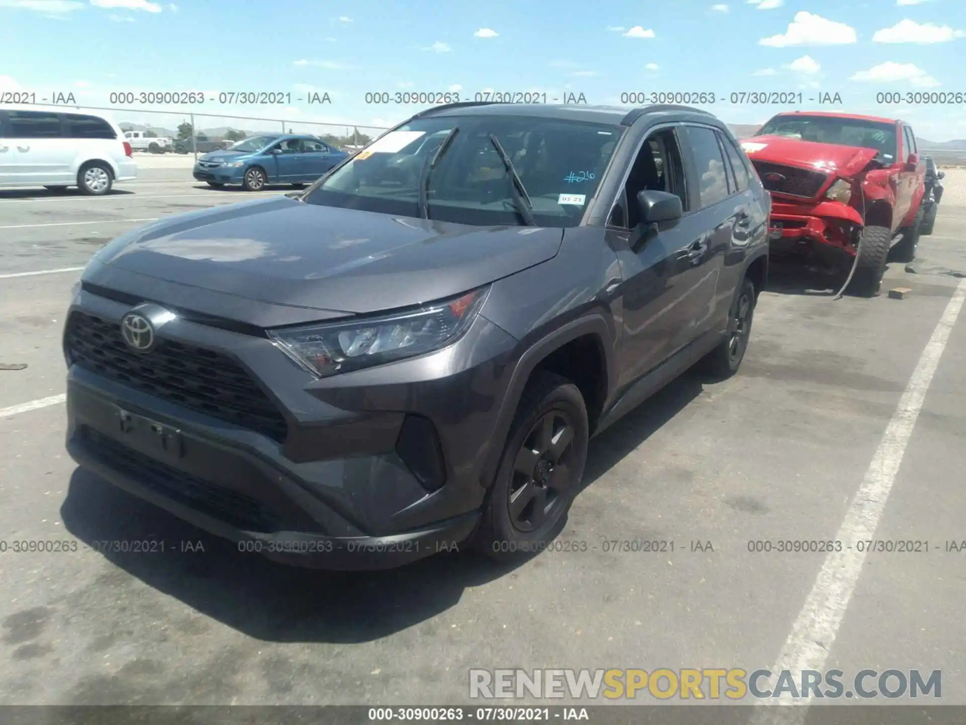 2 Фотография поврежденного автомобиля 2T3H1RFV9MW135406 TOYOTA RAV4 2021