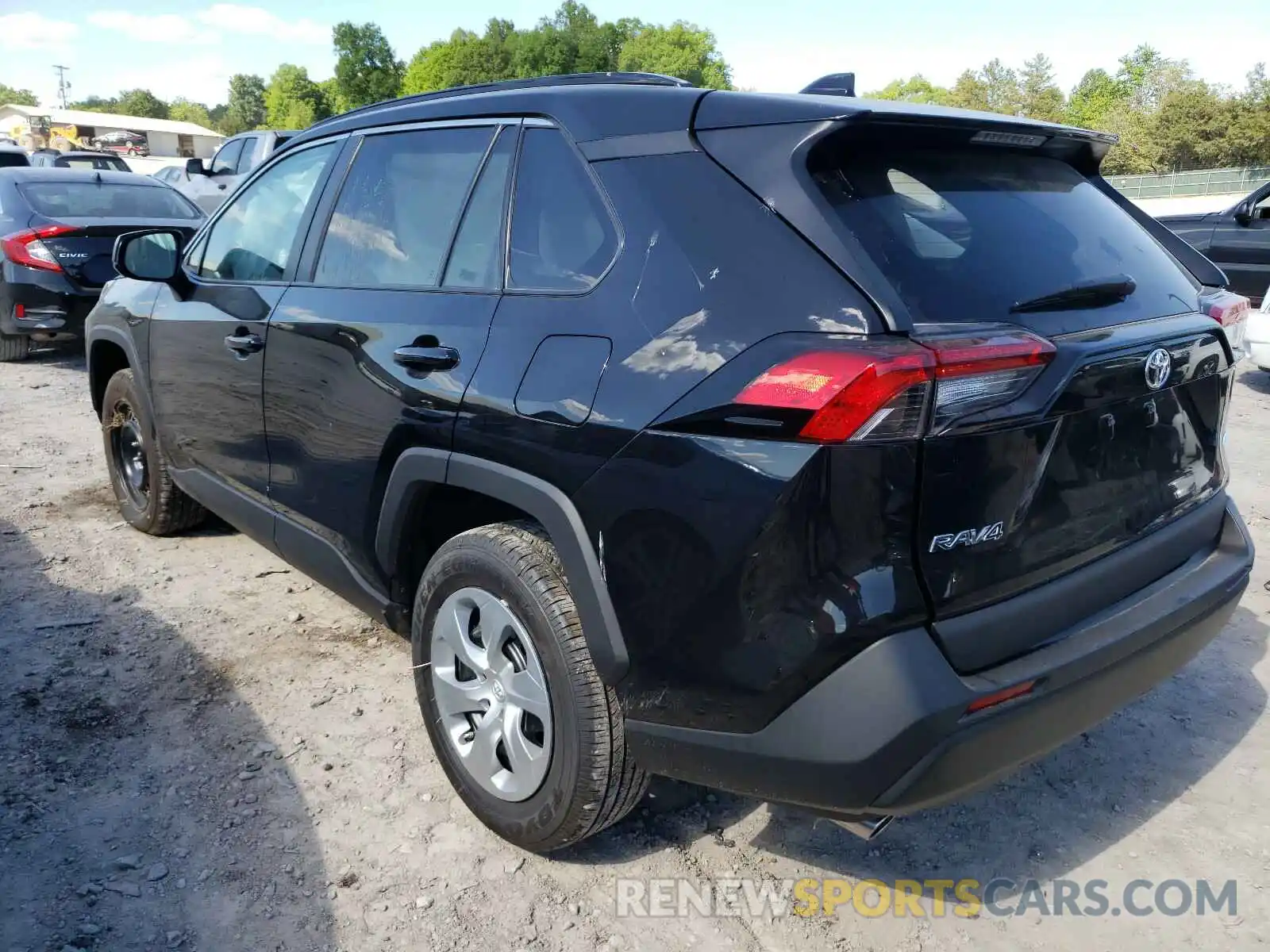 3 Photograph of a damaged car 2T3H1RFV9MW143554 TOYOTA RAV4 2021