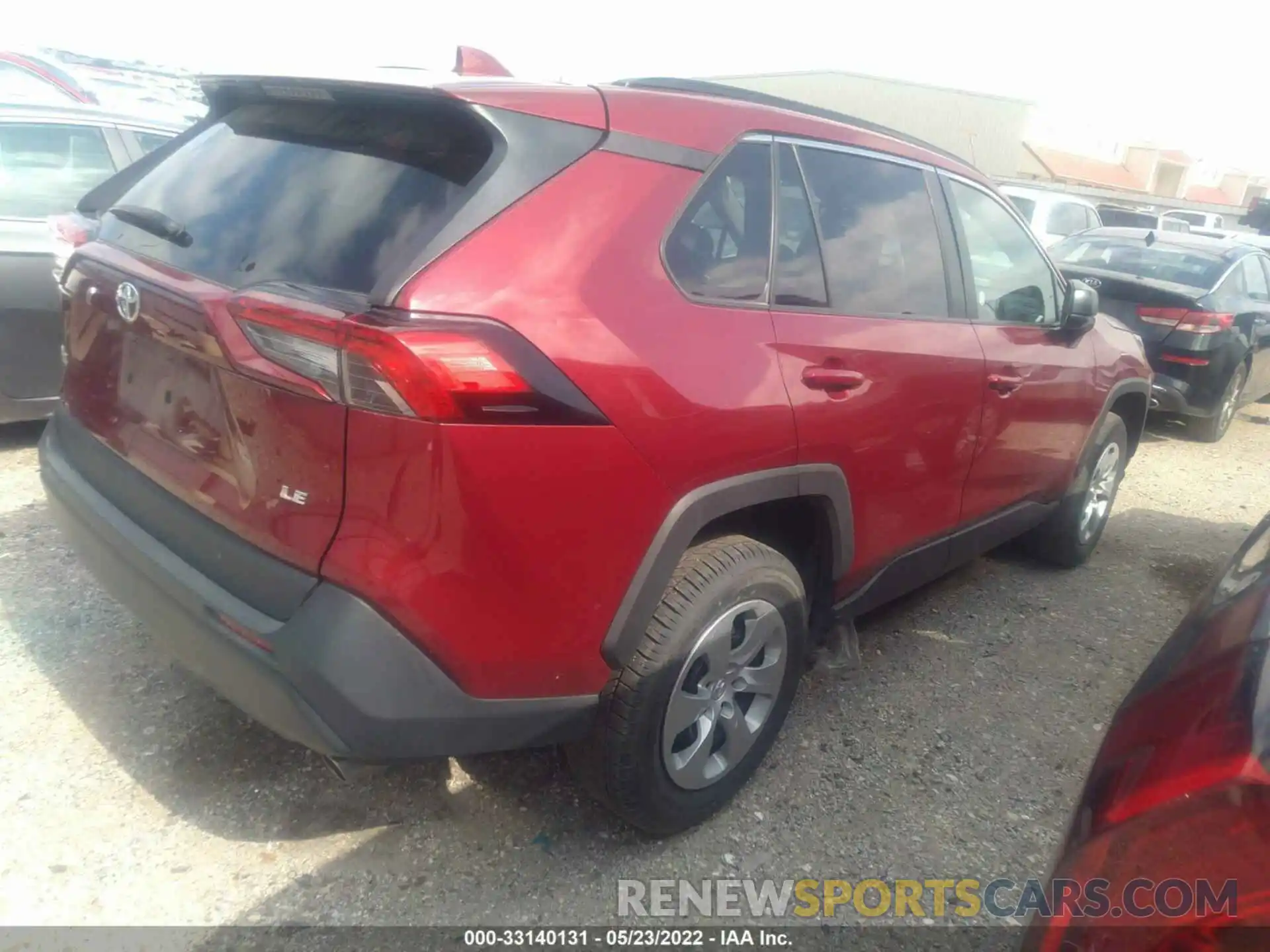 4 Фотография поврежденного автомобиля 2T3H1RFV9MW143795 TOYOTA RAV4 2021