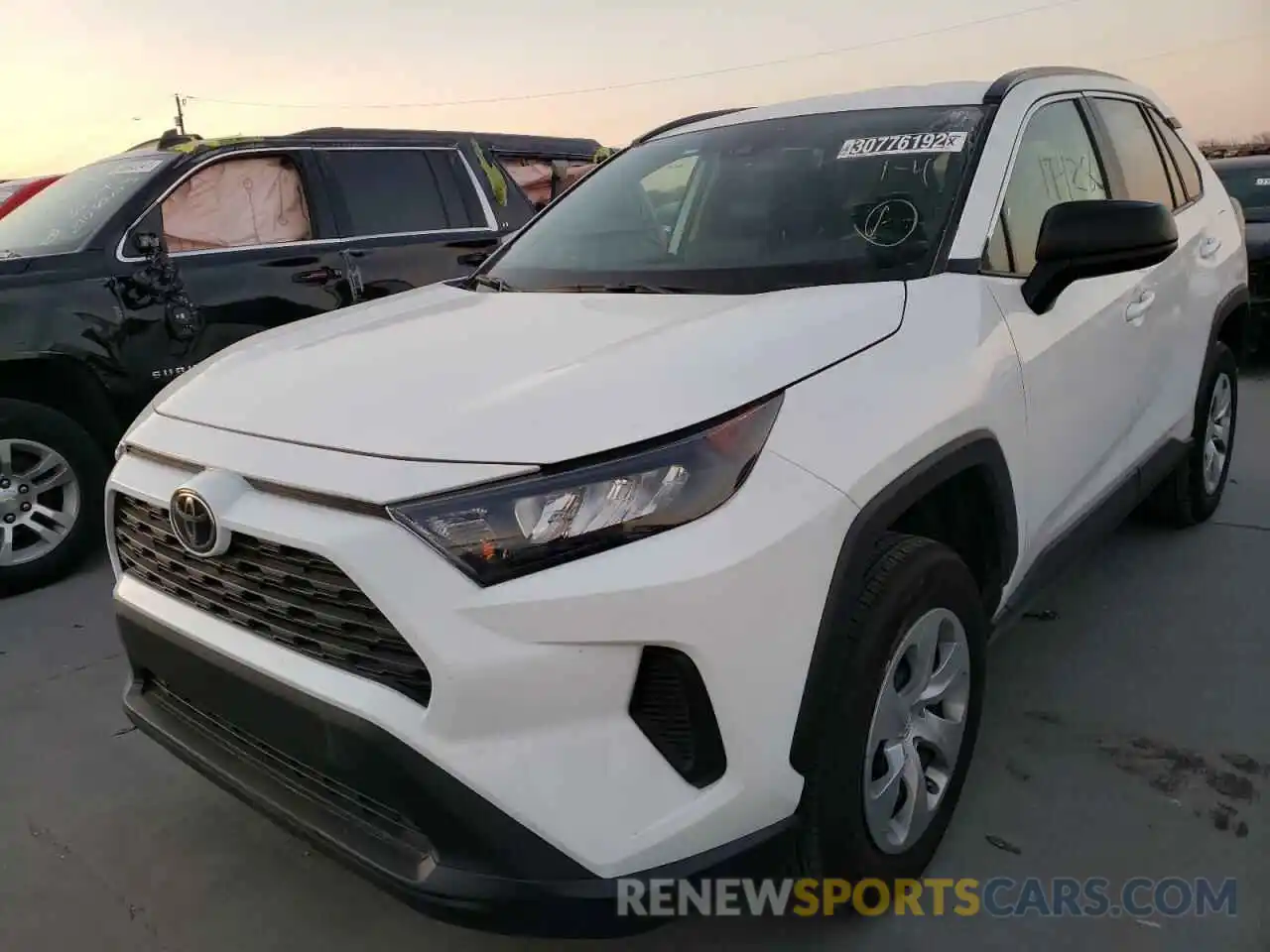 2 Photograph of a damaged car 2T3H1RFV9MW151458 TOYOTA RAV4 2021