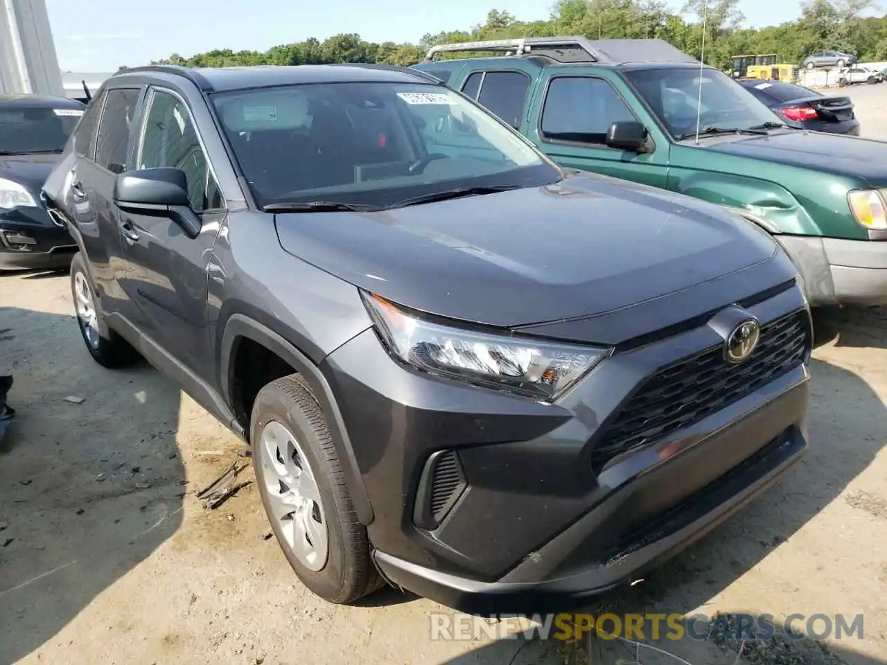 1 Photograph of a damaged car 2T3H1RFV9MW151928 TOYOTA RAV4 2021