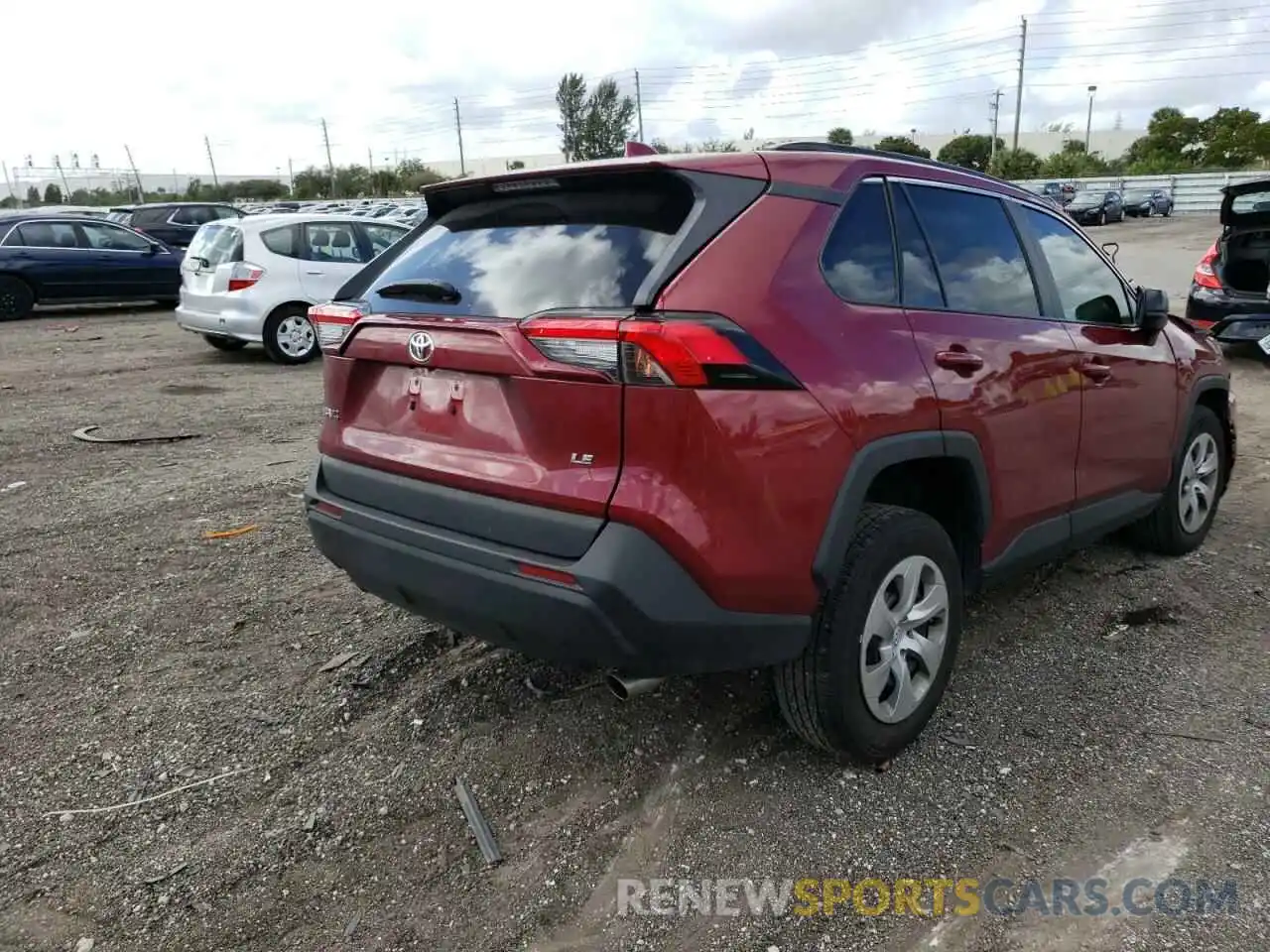 4 Фотография поврежденного автомобиля 2T3H1RFV9MW152626 TOYOTA RAV4 2021