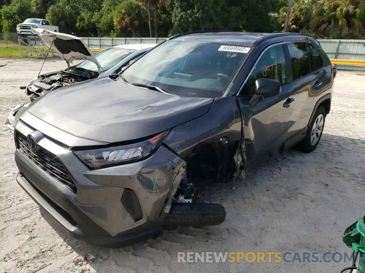 2 Photograph of a damaged car 2T3H1RFV9MW164808 TOYOTA RAV4 2021